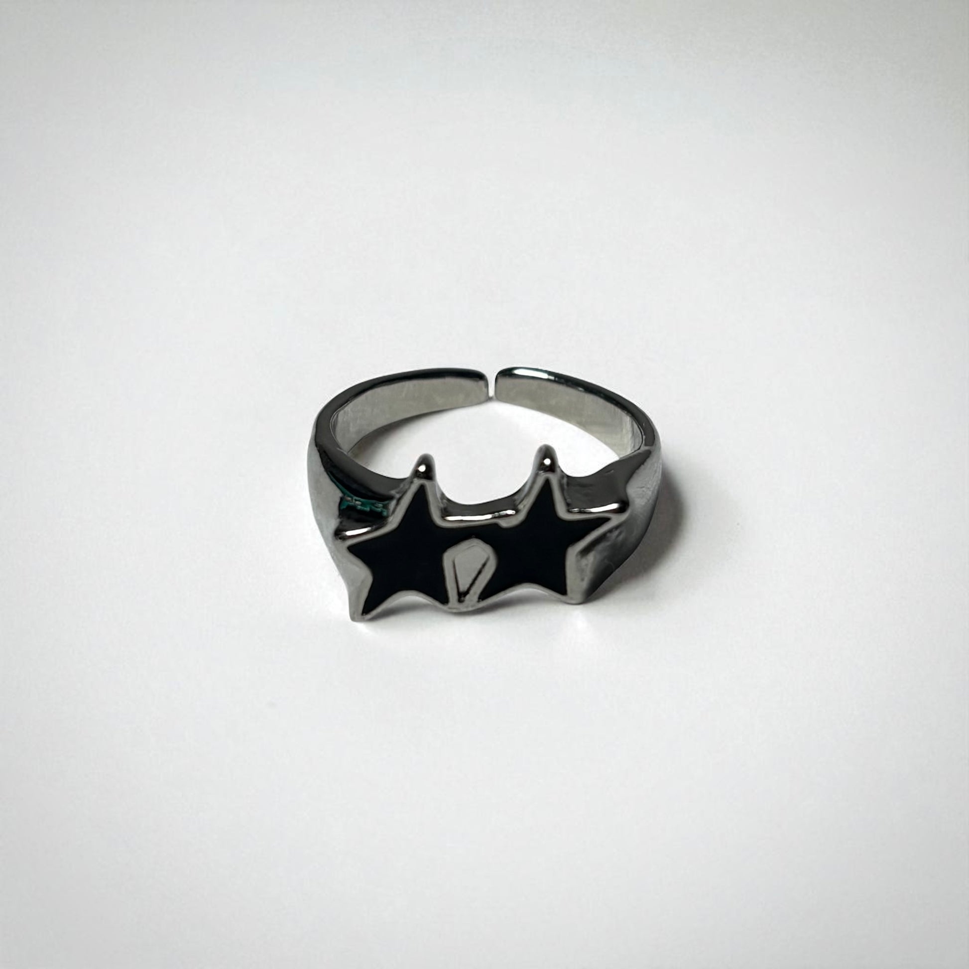 SILVER RINGS STAR (PACK 4)