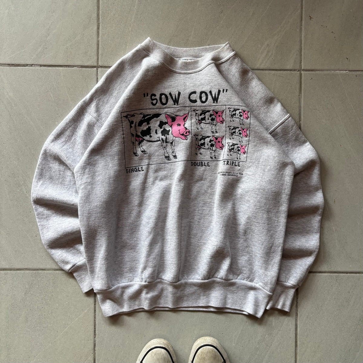 (M) VINTAGE HANES CREWNECK