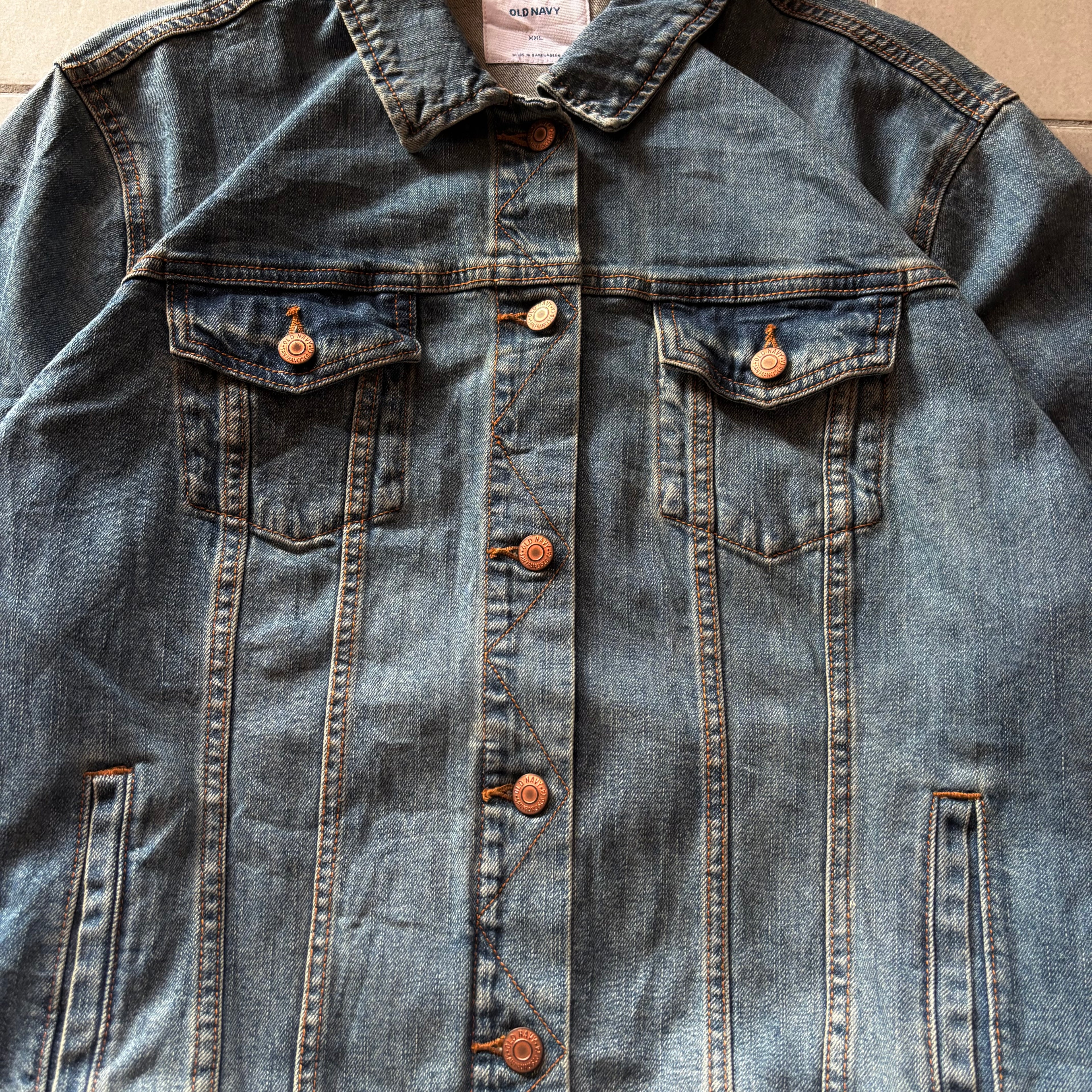 (L) OLD NAVY DENIM JACKET NEW BRAND
