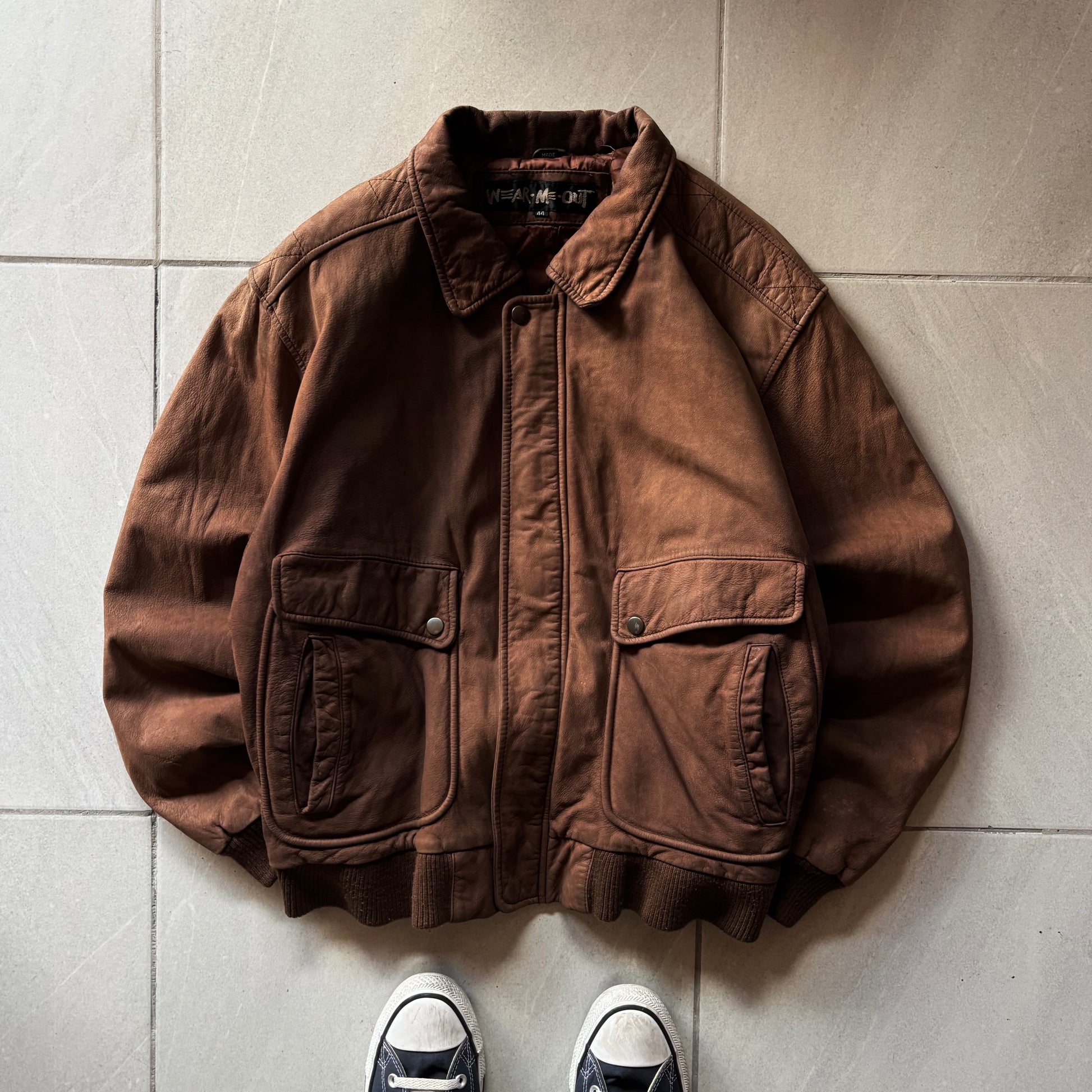 (M) WEAR ME OUT LEATHER JACKET