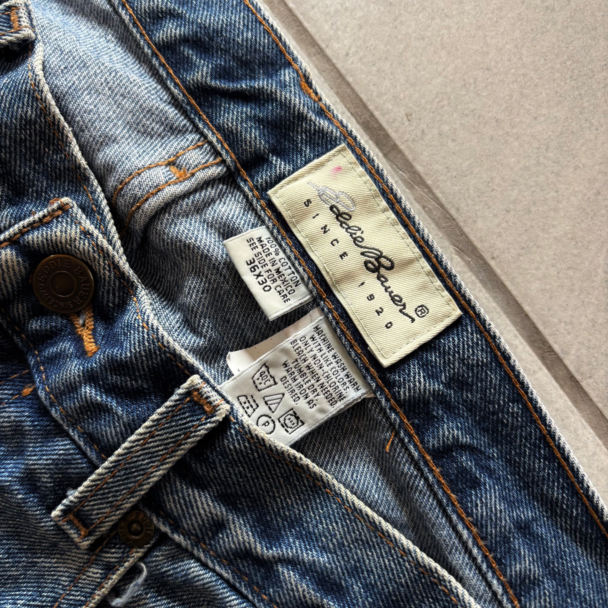 (36/30) VINTAGE DENIM PANT SUNFADED