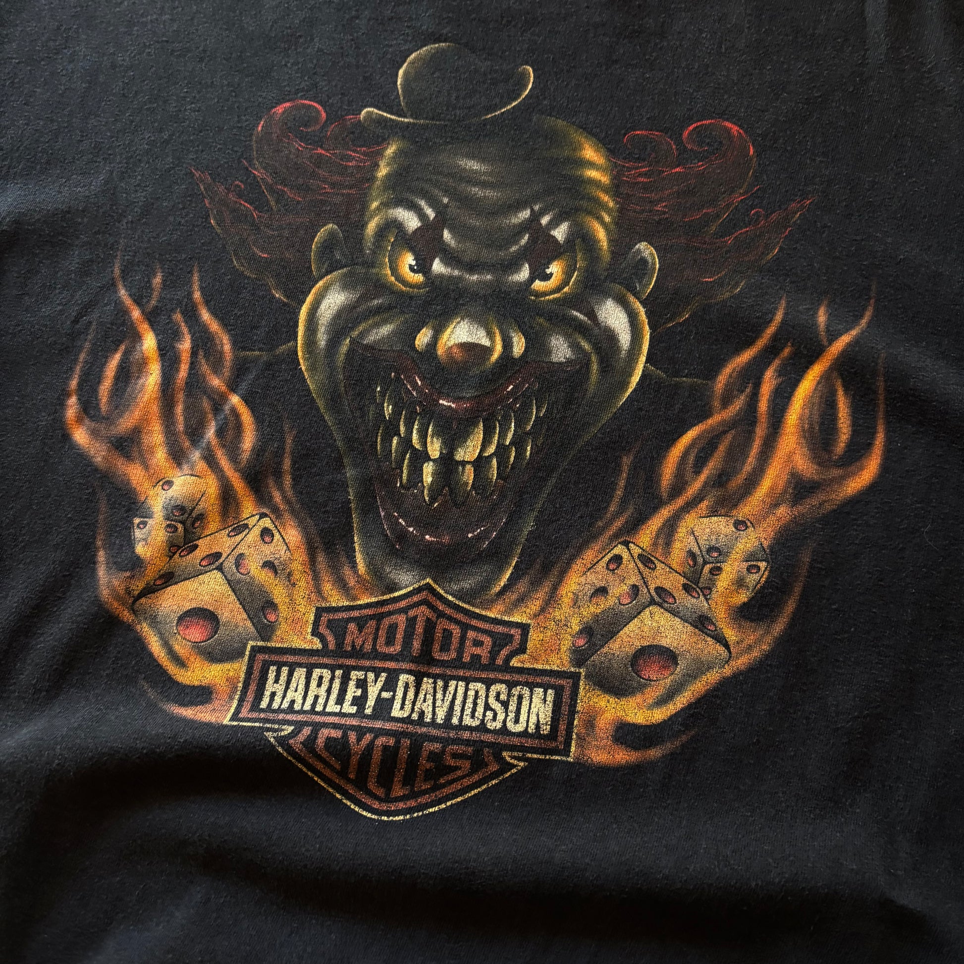 (M BOXY) HARLEY DAVIDSON CLOWN FIRE