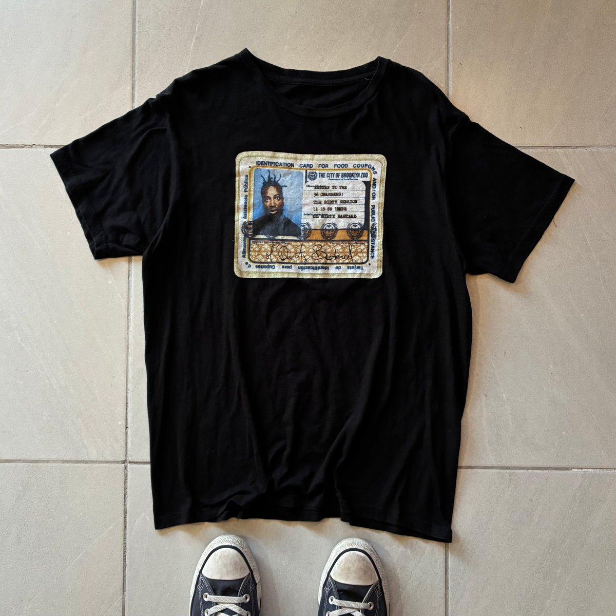 (L) FACE CARD RAP TEE