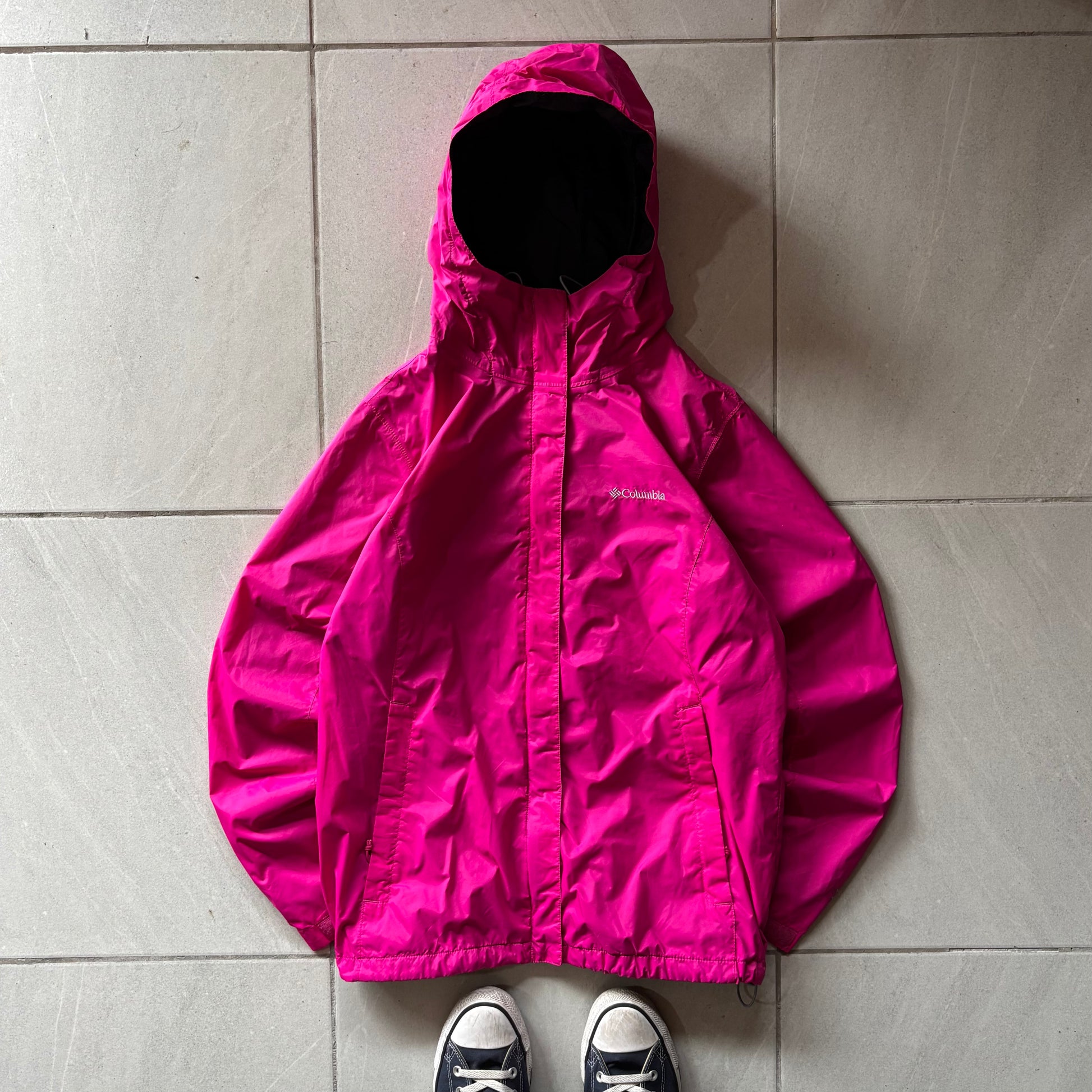 (L) COLUMBIA WINDBREAKER - ZIP DAMAGE
