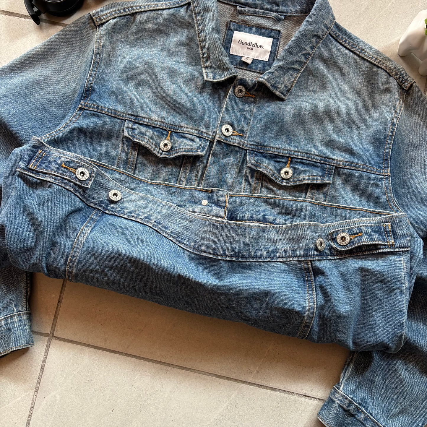(Xl BOXY) GL DENIM JACKET