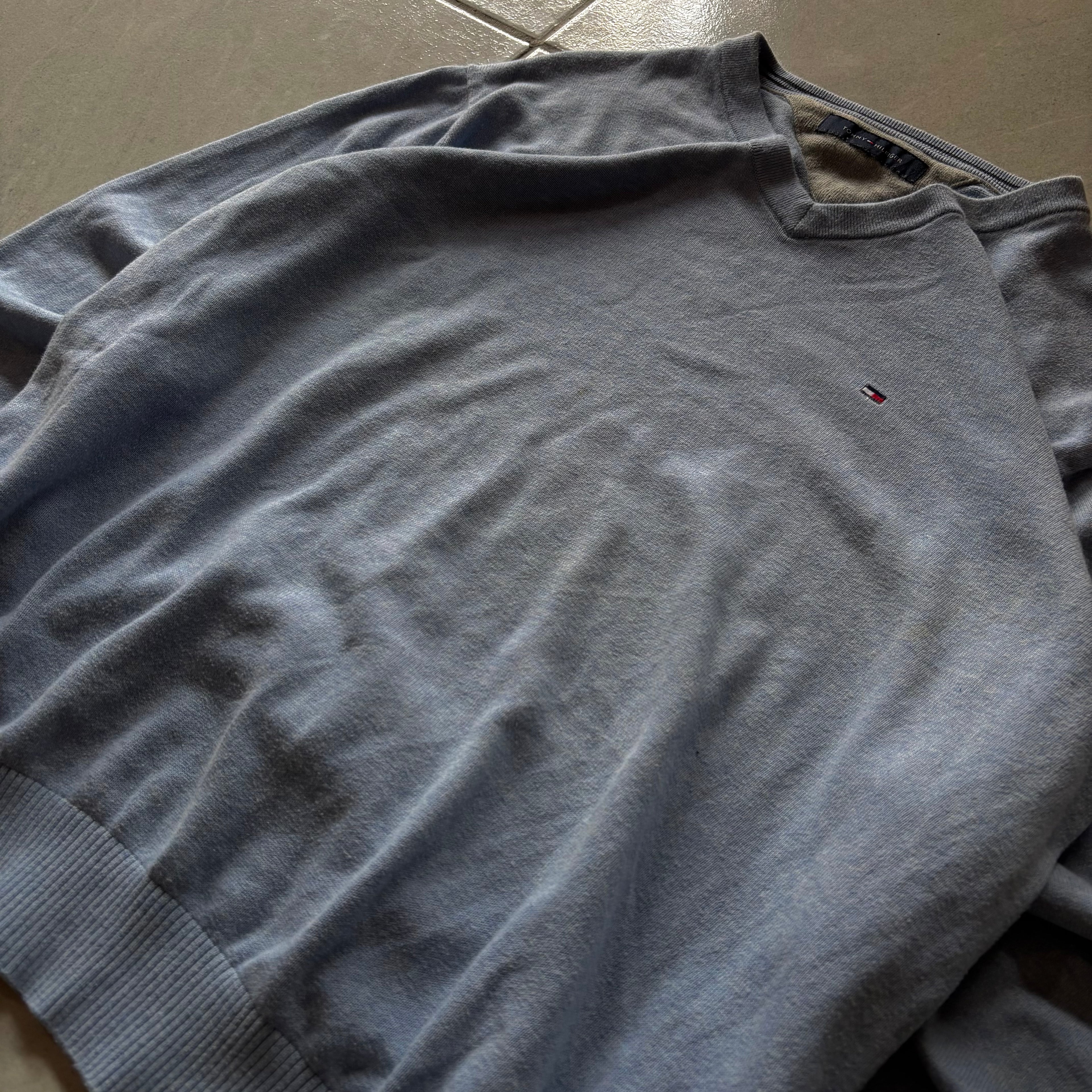 (L) SWEATER TOMMY HILFIGER SKY BLUE