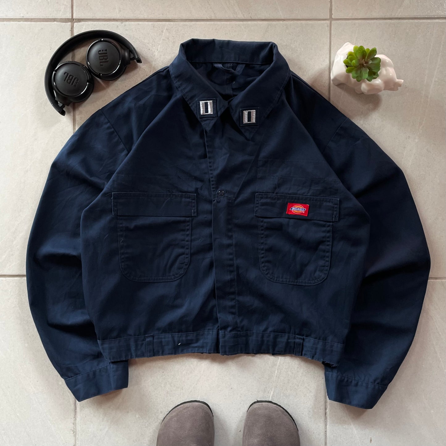 (S fit M Cropp) Overol Jacket Dickies