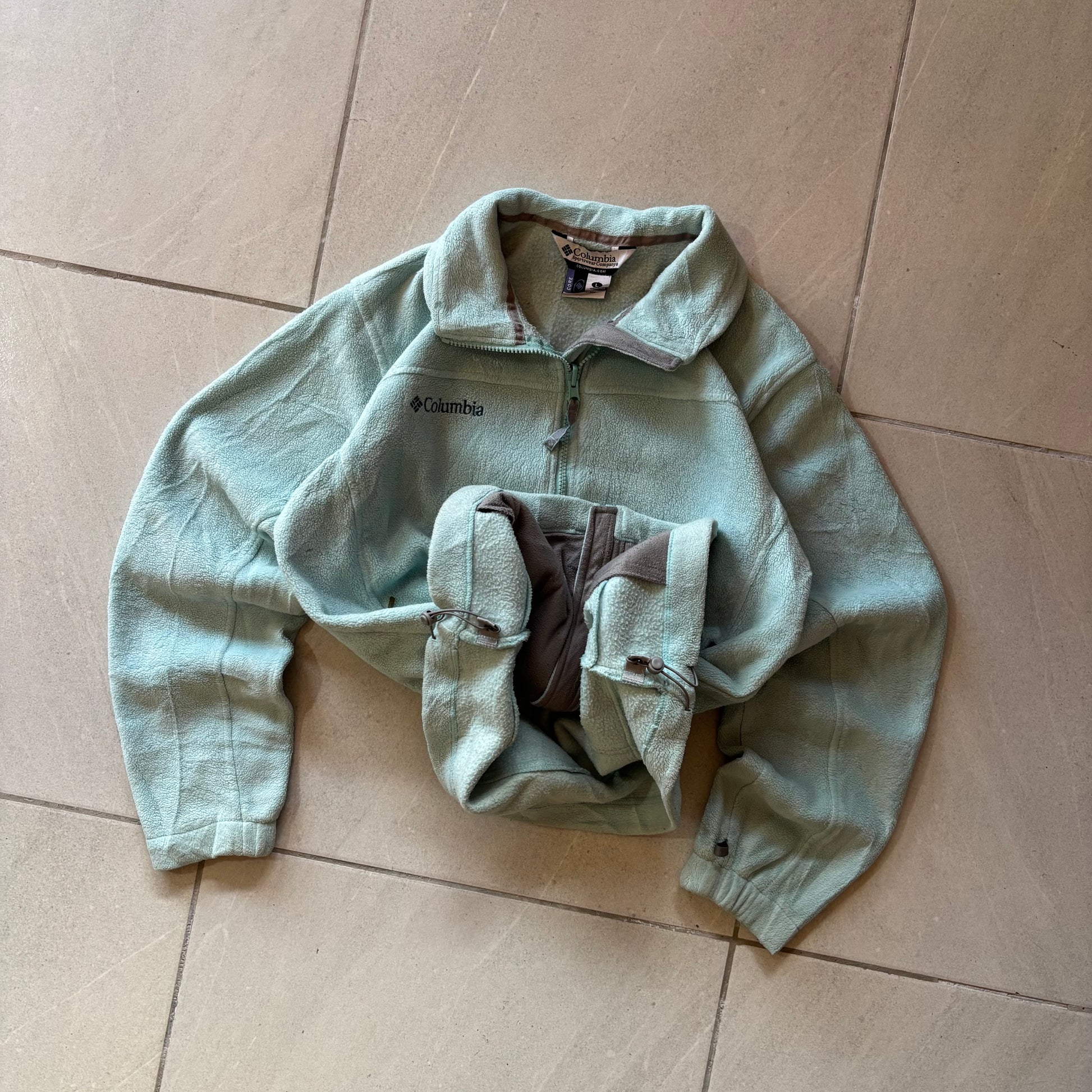 (L) COLUMBIA FLEECE JACKET SKY BLUE