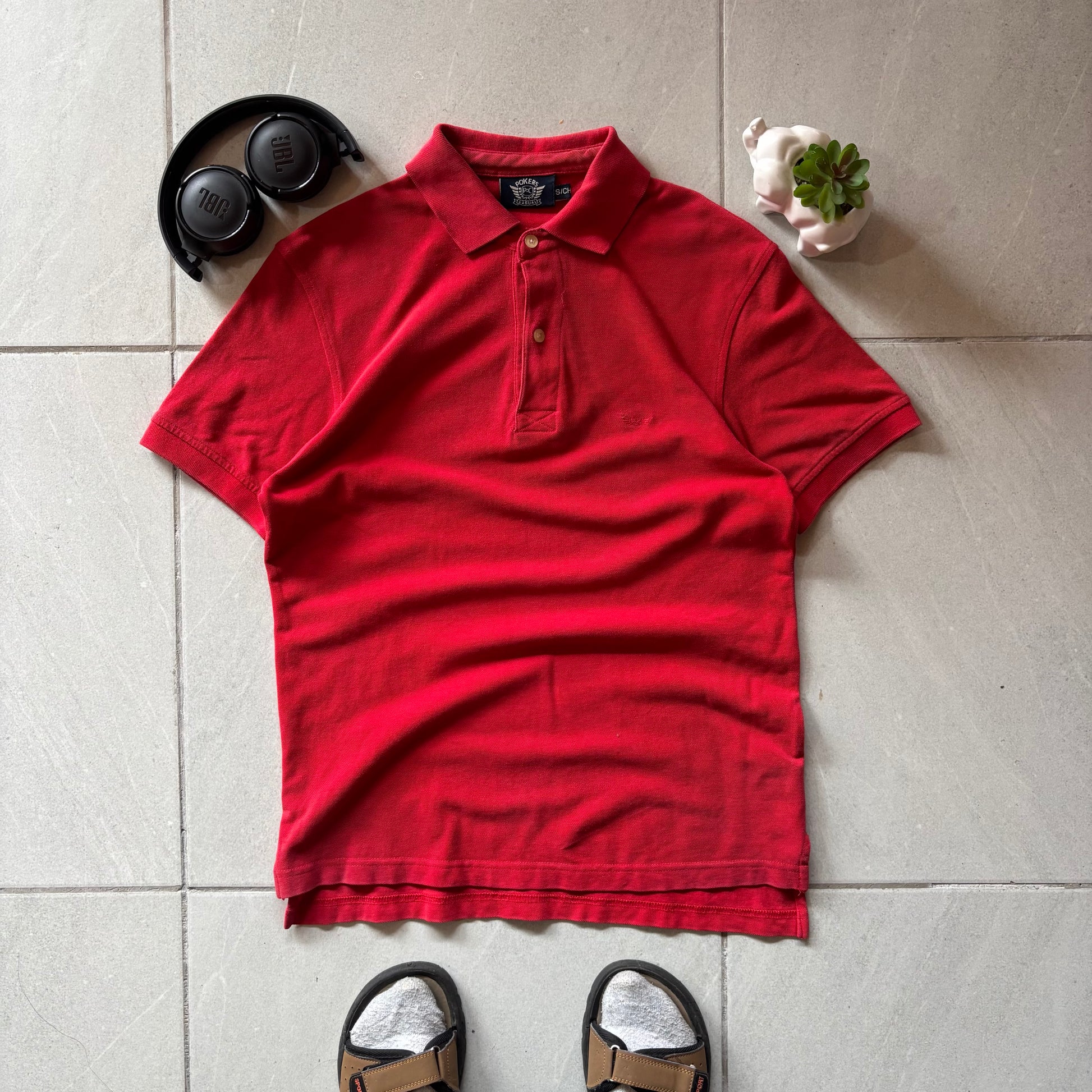 (M) POLO POKERS FULL RED
