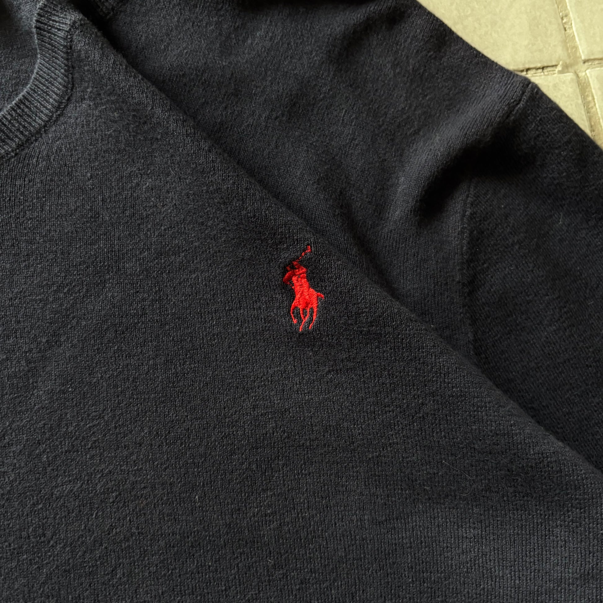 (Xl) SWEATER RALPH LAUREN AZUL MARINO