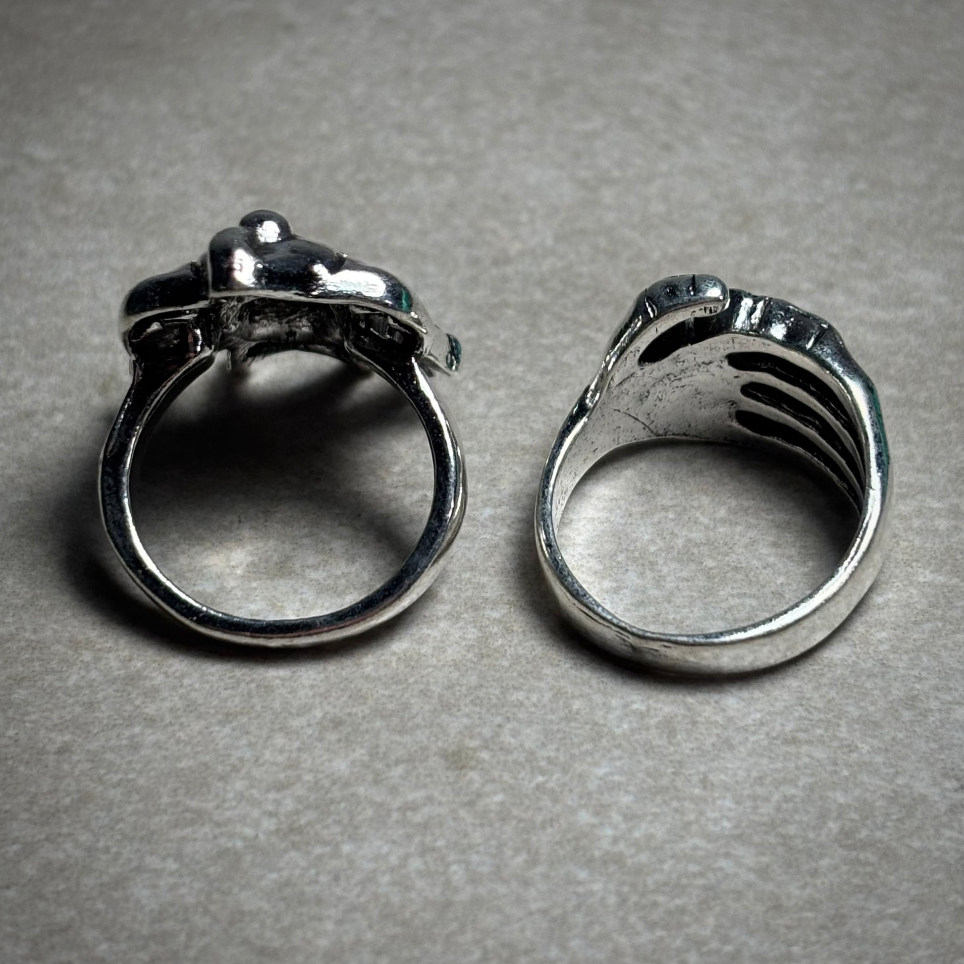 SKULL CLOWN RING (PACK 2)