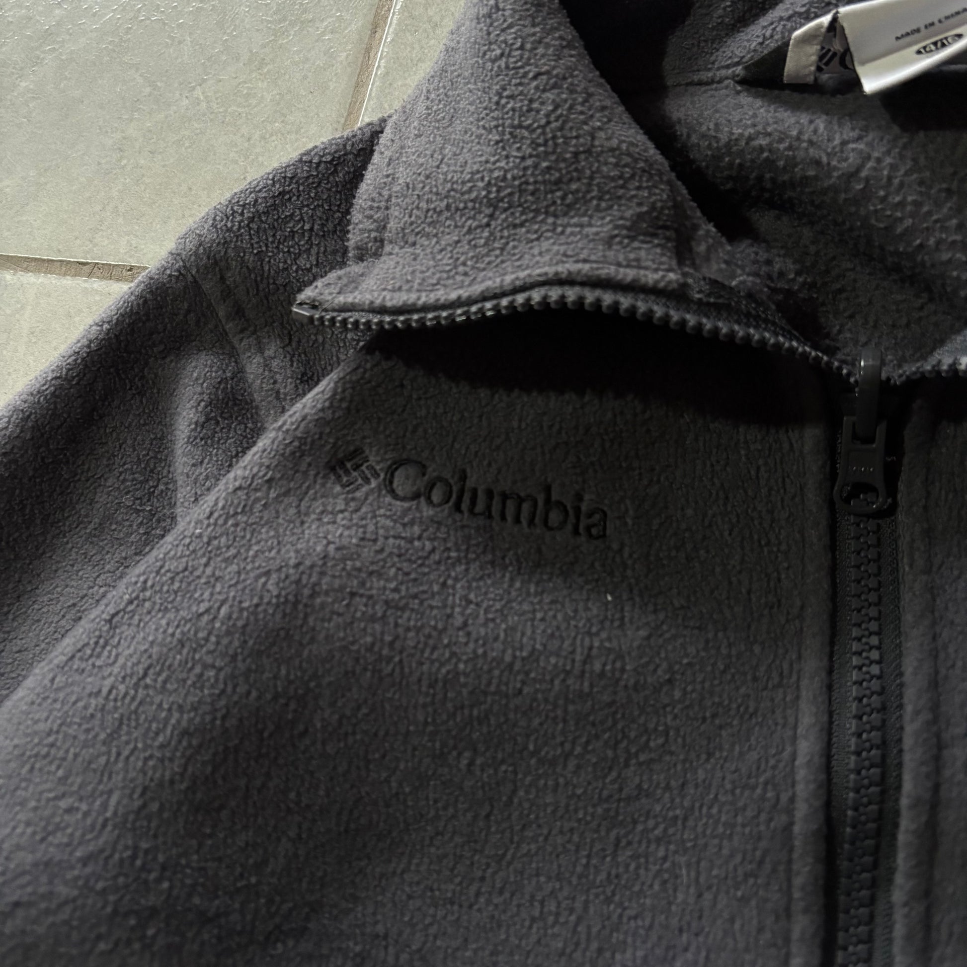(S) COLUMBIA FLEECE JACKET GRAY