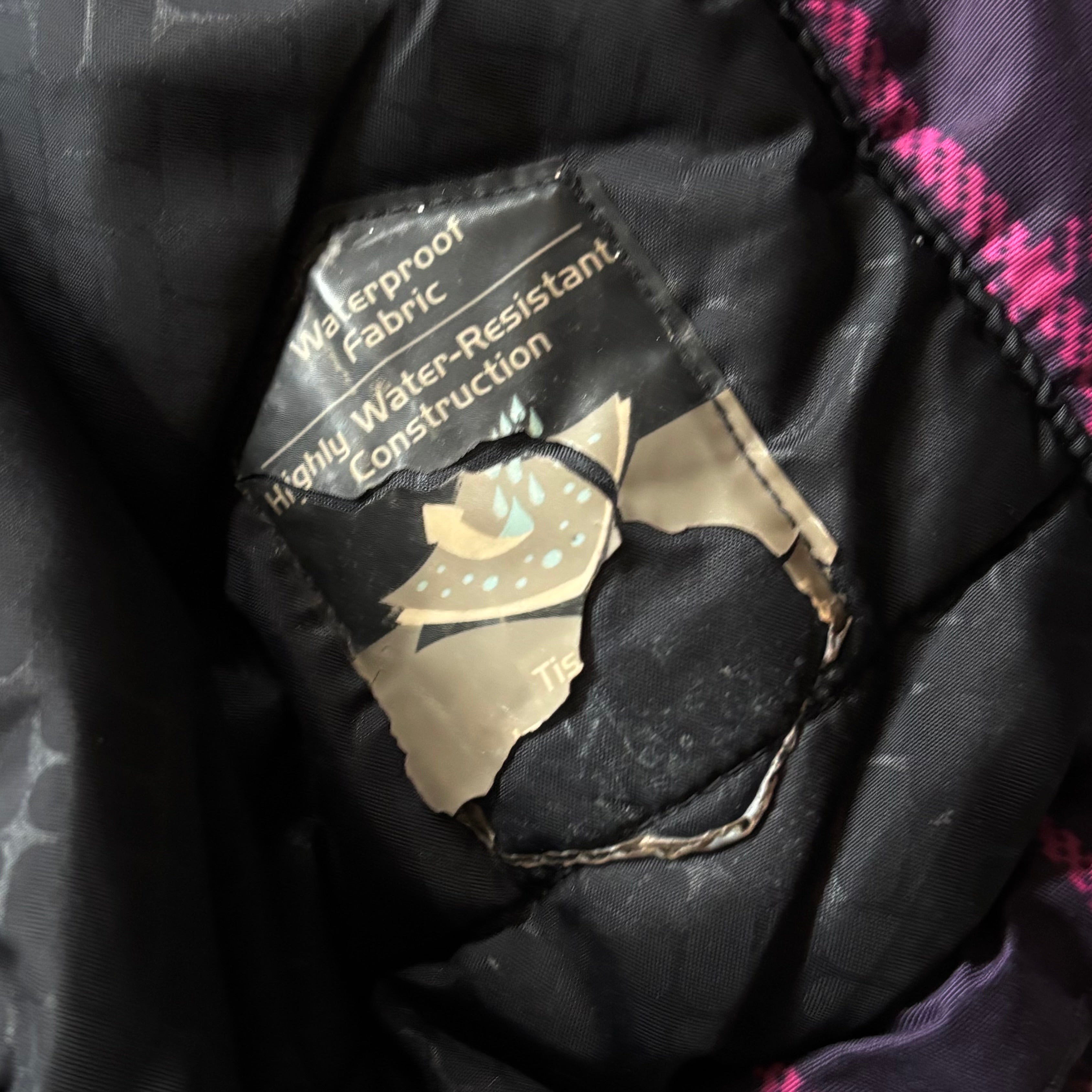 (L) COLUMBIA FUCHSIA SNOWY LAKE WATERPROOF