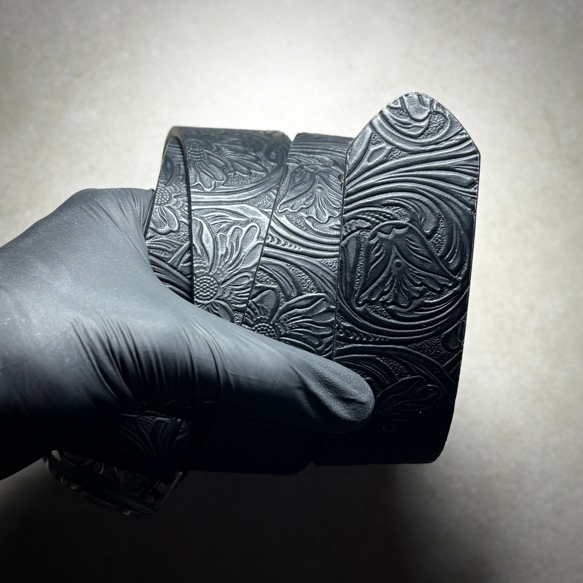 CHROME HEARTS LEATHER BELT