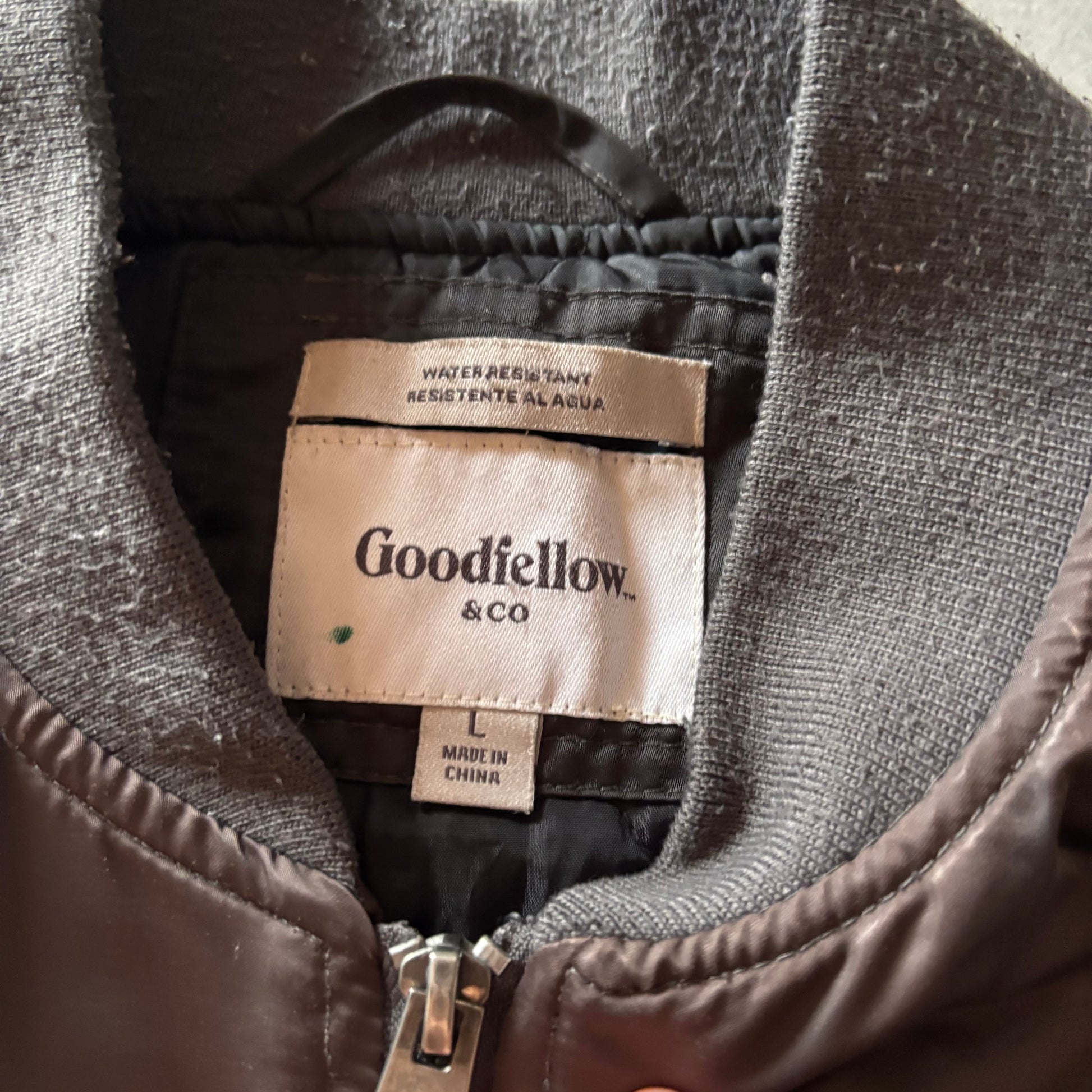 (L) BOMBER JACKET SUN FADED