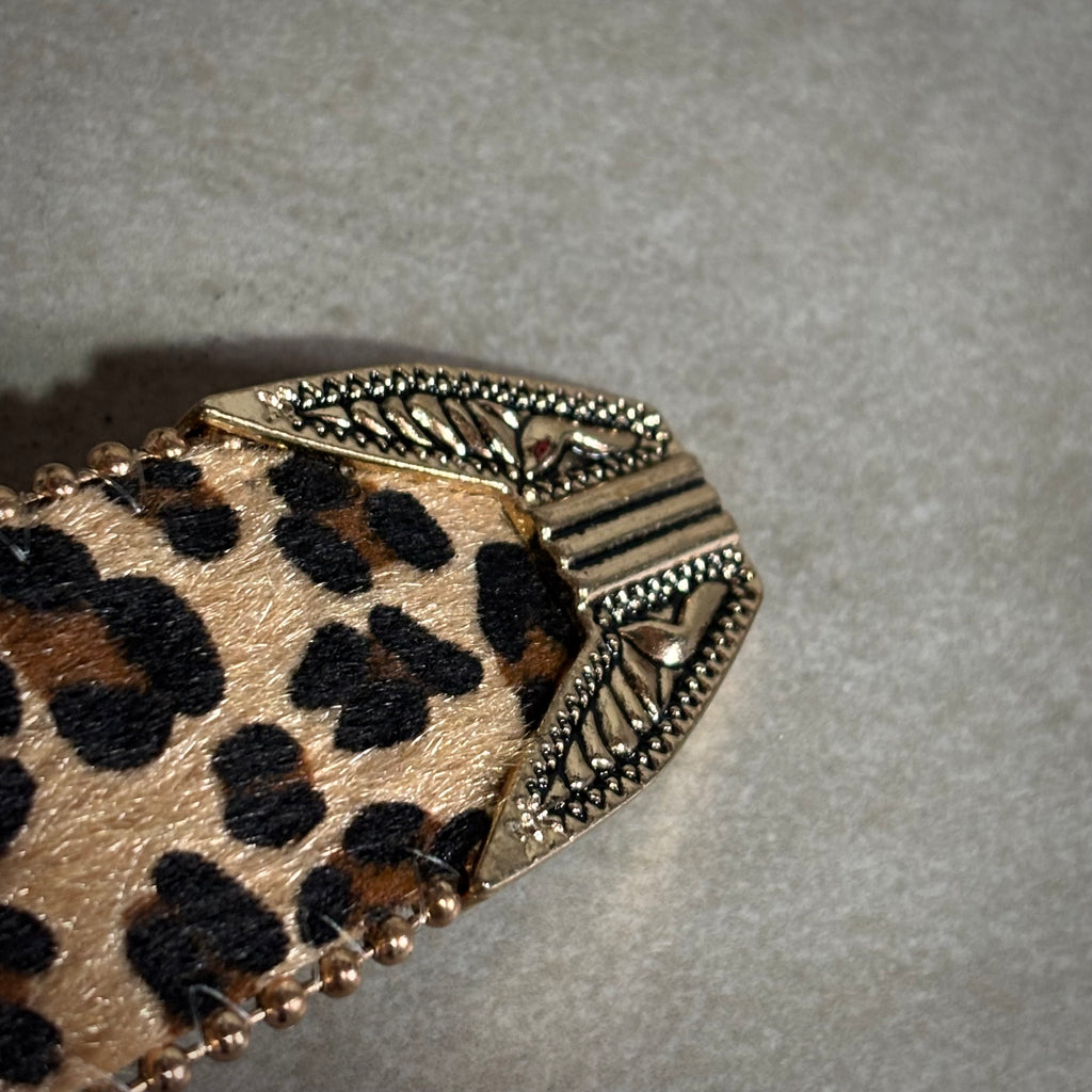ANIMAL PRINT LEOPARD BELT
