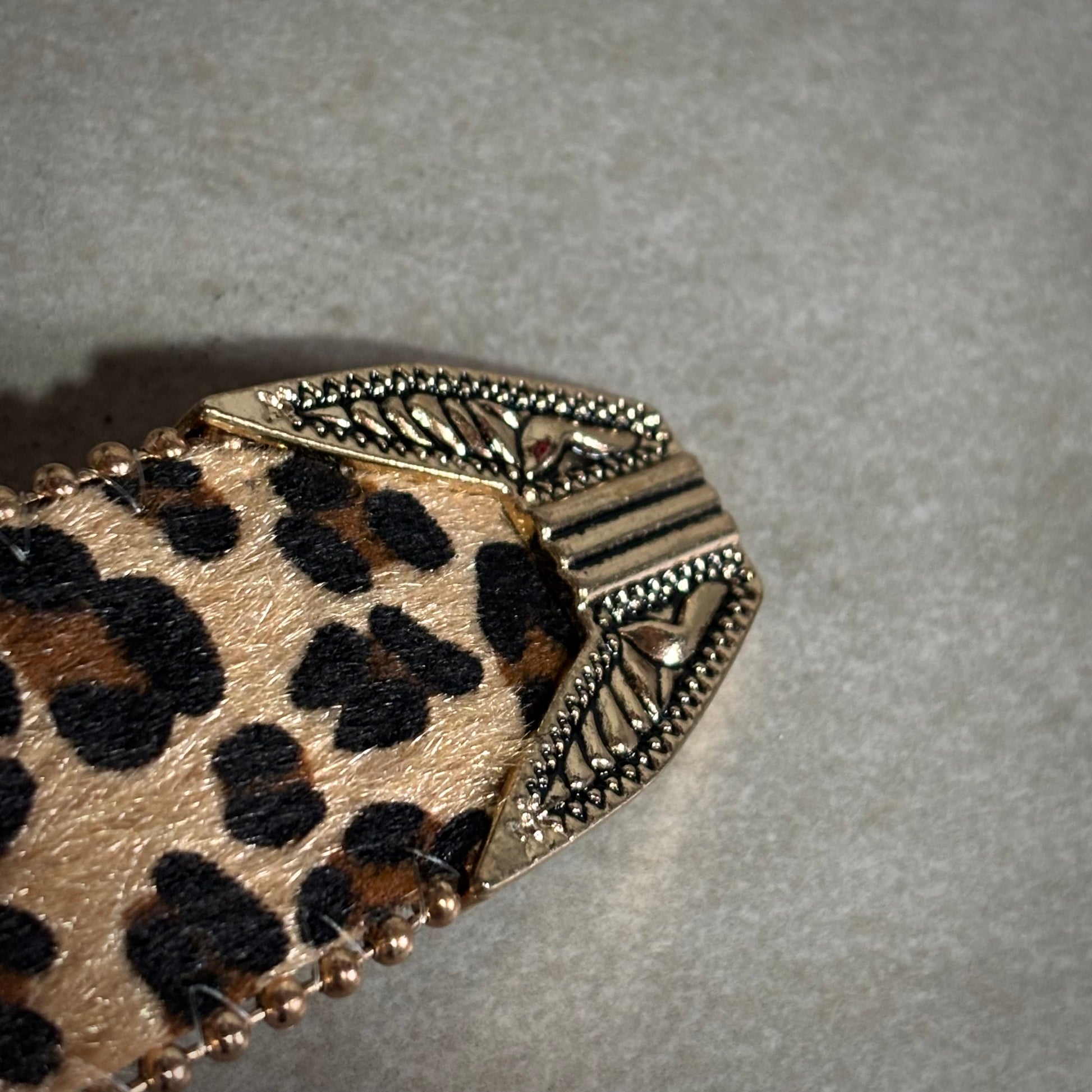 ANIMAL PRINT LEOPARD BELT