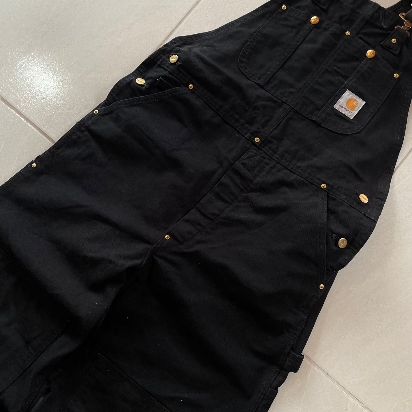 (M) Carhartt Overol Full Black - NEW