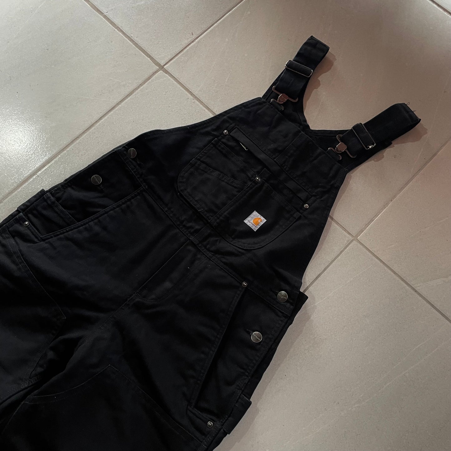 (XS) Carhartt Overol Nuevo Full Black Sin Detalles