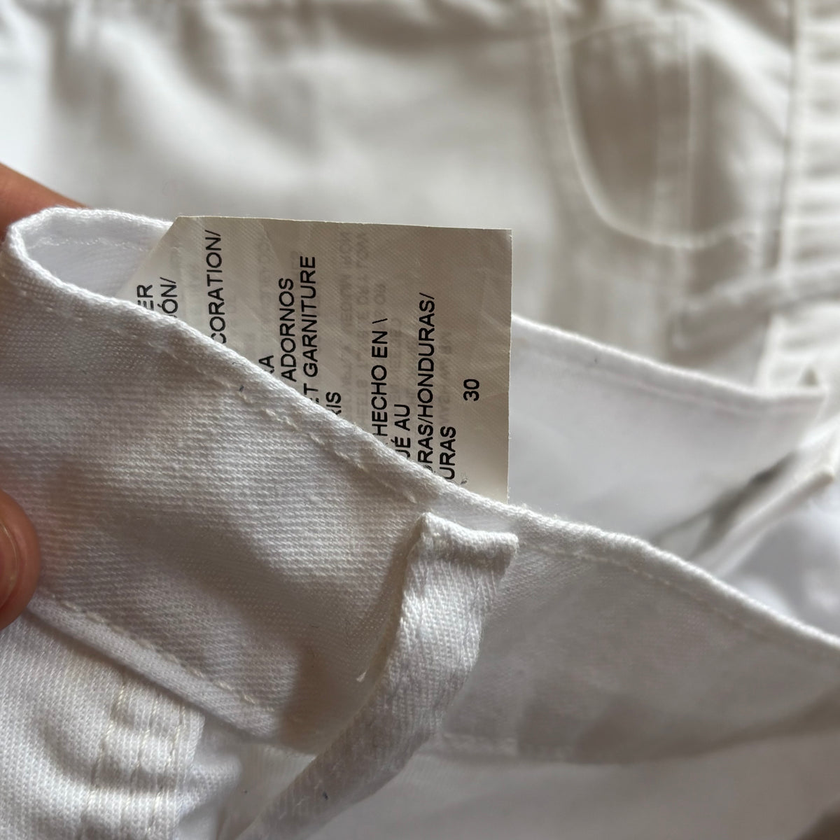 (30) DICKIES JORT WHITE