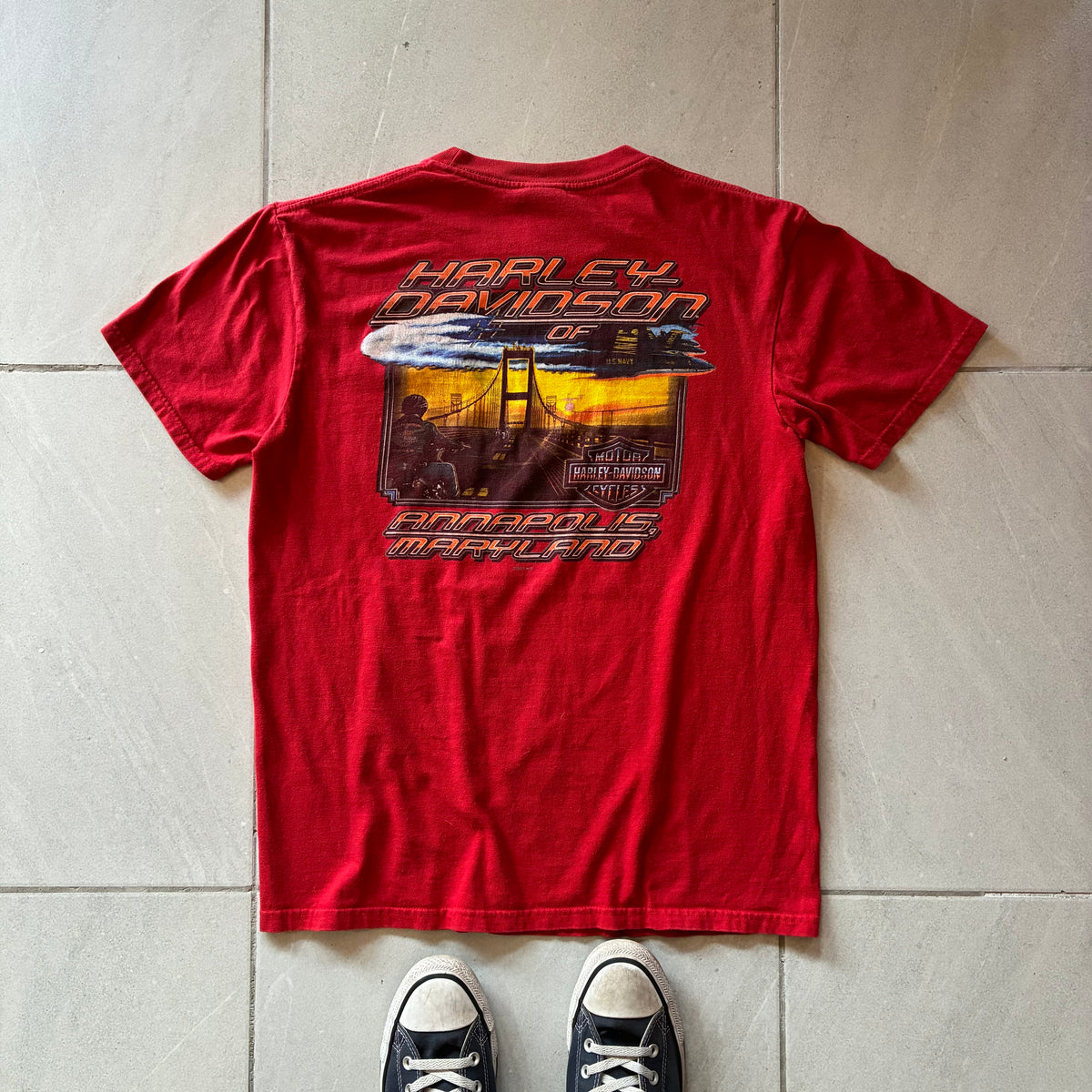 (L) HARLEY DAVIDSON TEE
