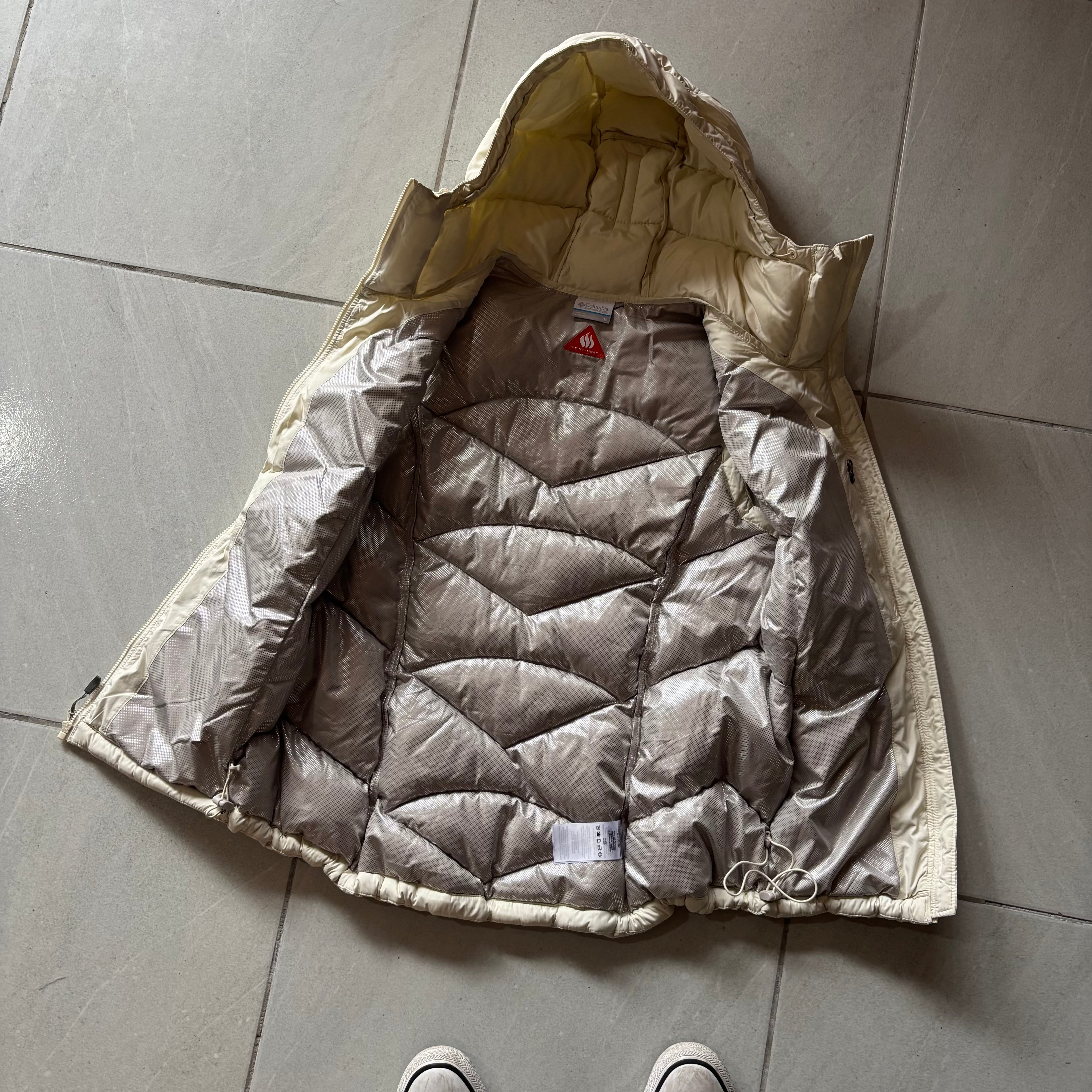 (M) COLUMBIA PUFFER THERMAL VEST BEIGE