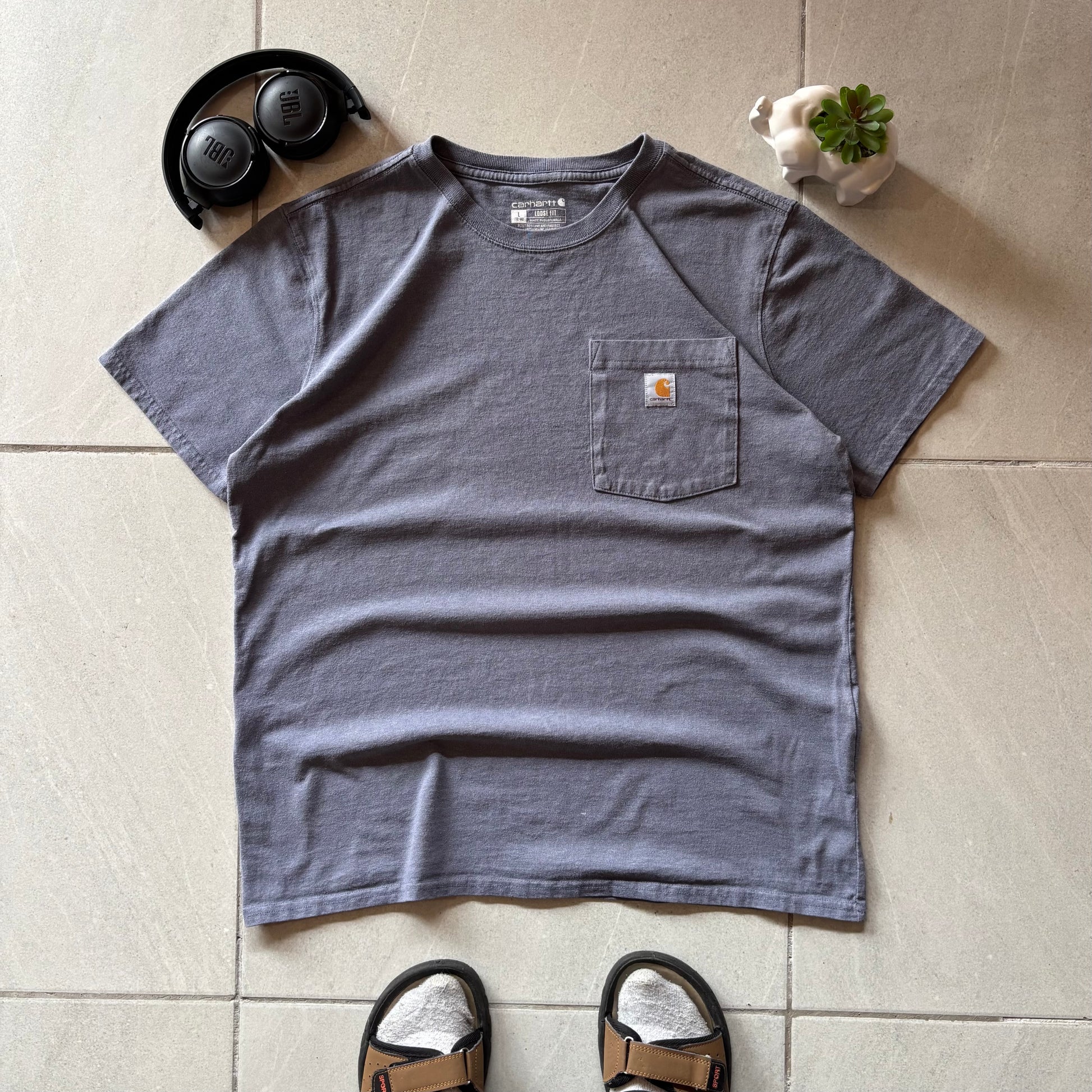 (L BOXY) CARHARTT POCKET TEE