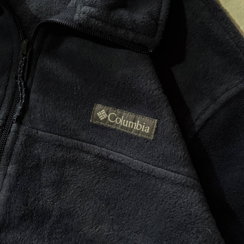 (L) COLUMBIA FLEECE JACKET DARK BLUE