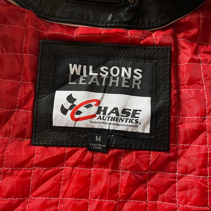 (M BOXY) WILSON LEATHER JACKET NASCAR - DALE JR 8