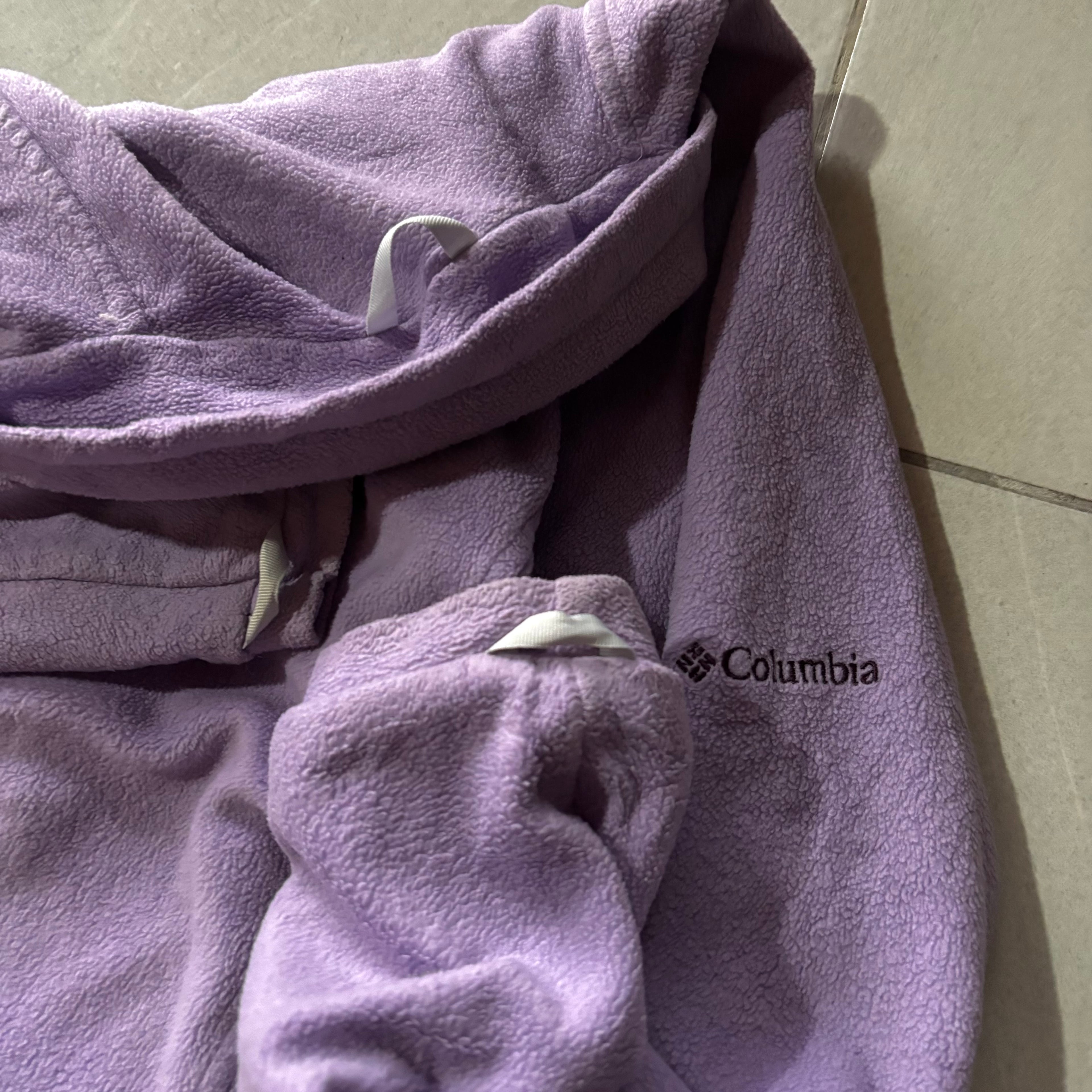 (Xl) COLUMBIA FLEECE JACKET LILA
