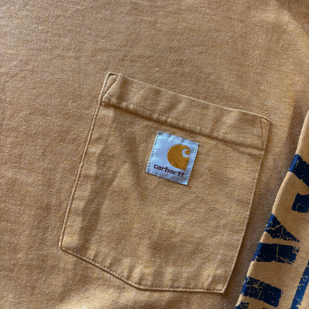 (L) CARHARTT LONG SLEEVE POCKET TEE