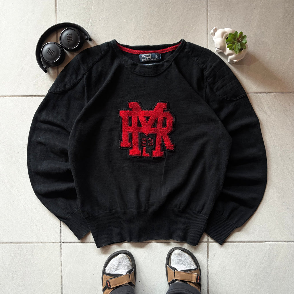 (L BOXY) RALPH LAUREN SPORT CREWNECK