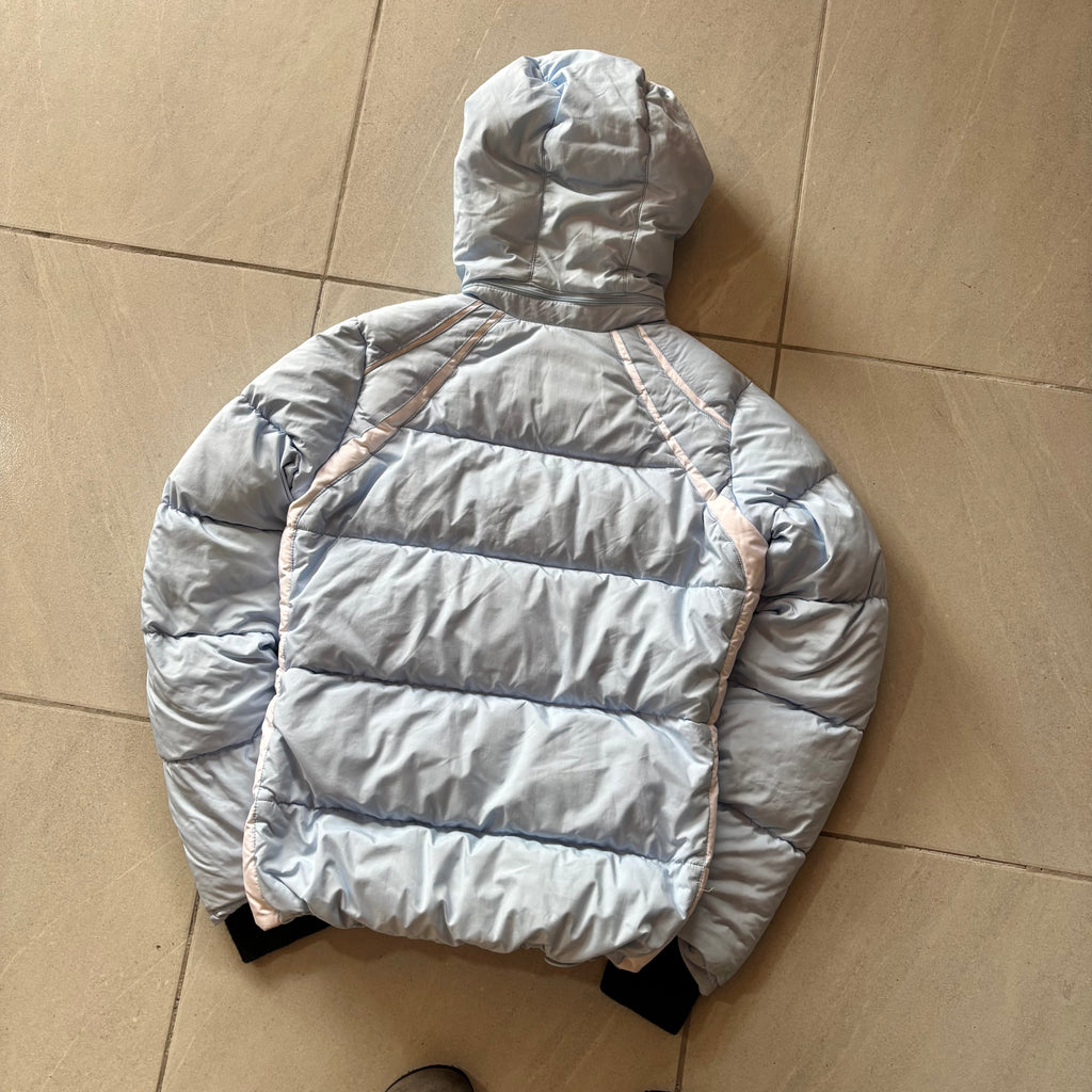 (M) VINTAGE NIKE 00's PUFFER JACKET - PLUMAS - SKY BLUE