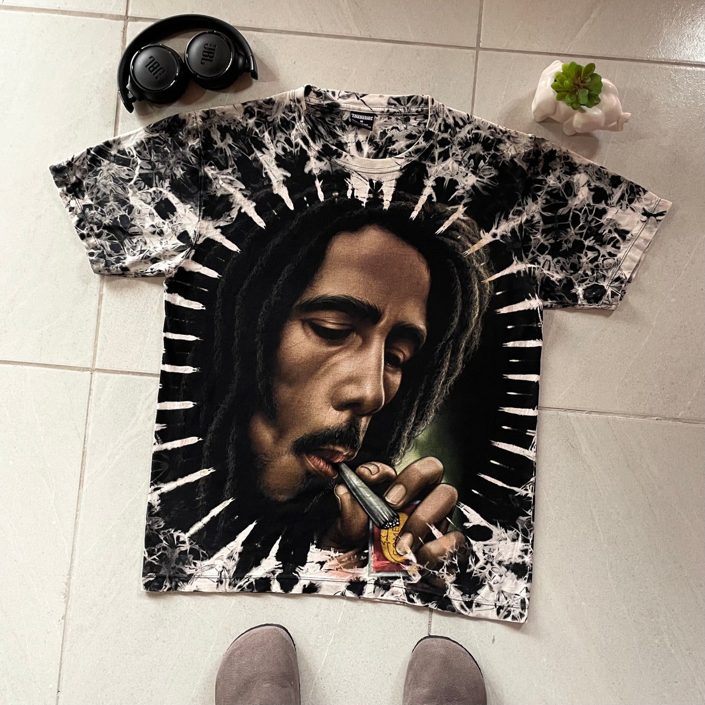 (M Boxy) Bob Marley AOP - Print On both Sides - NEW