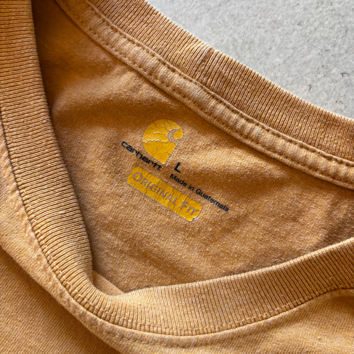 (L) CARHARTT LONG SLEEVE POCKET TEE