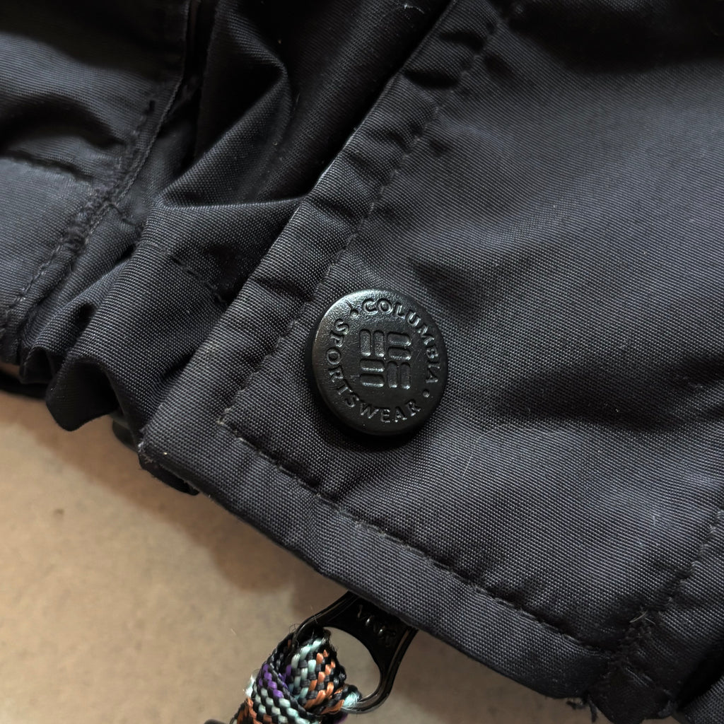 (Xl) COLUMBIA WINDBREAKER BLACK