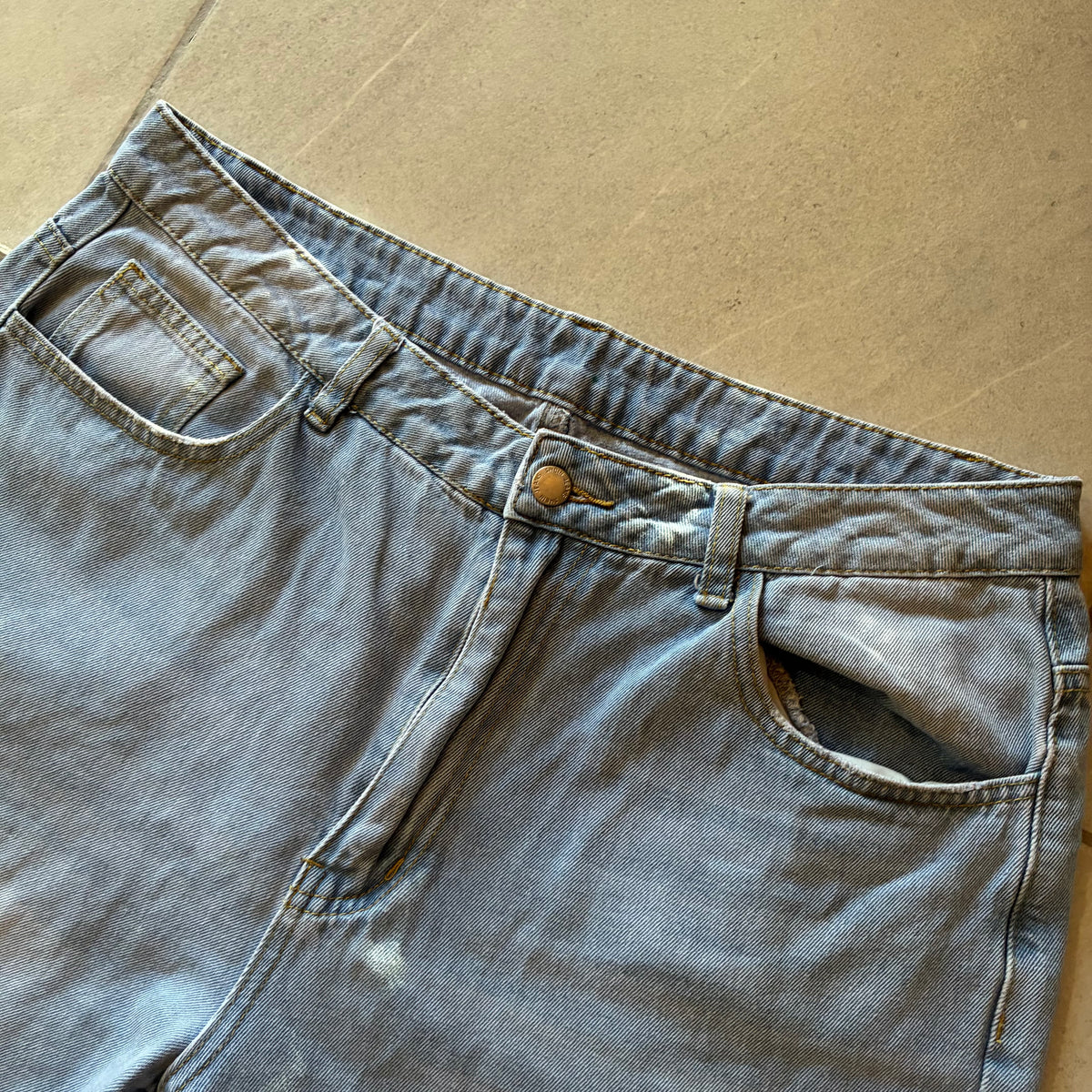 (34/32) BAGGY DENIM JEANS