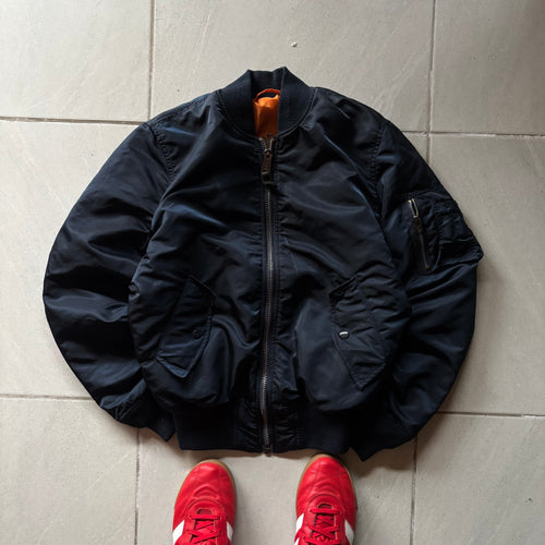 (S) VINTAGE ALPHA INDUSTRIES M1 BOMBER JACKET