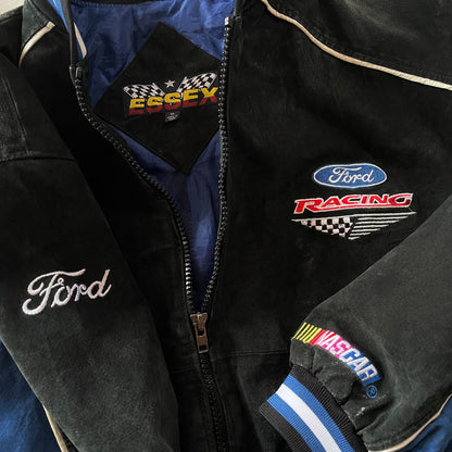 (XL) Ford Racing Nascar - Leather Jacket