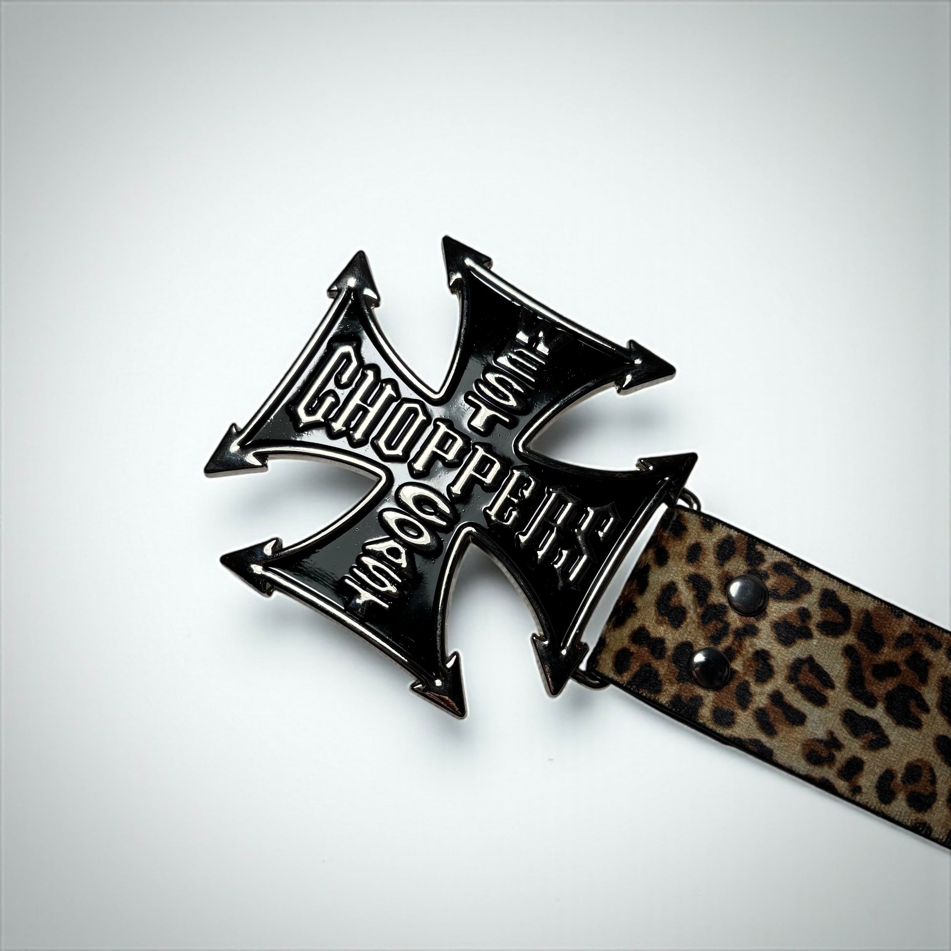 WEST COST CHOPPERS LEOPARD PRINT BELT