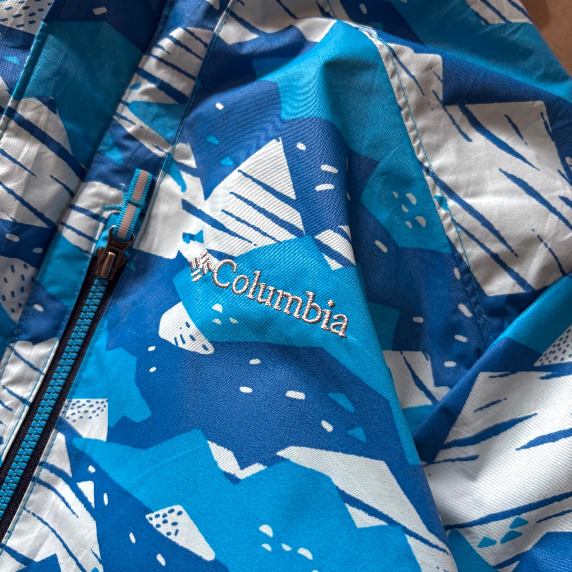 (Xl) COLUMBIA MOUNTAIN SKY BLUE WATERPROOF