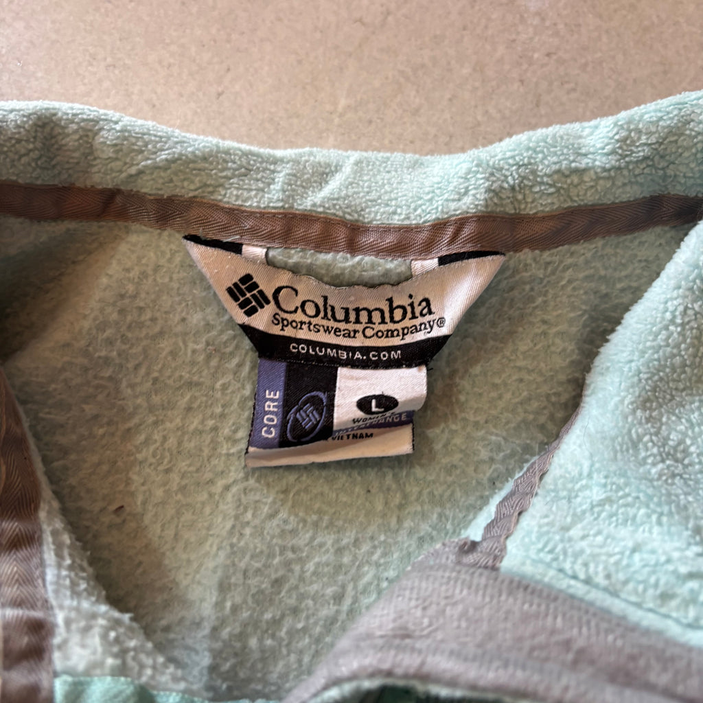(L) COLUMBIA FLEECE JACKET SKY BLUE