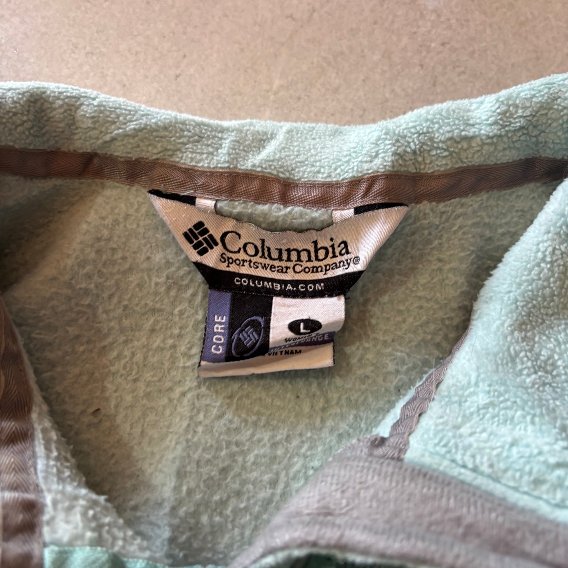 (L) COLUMBIA FLEECE JACKET SKY BLUE