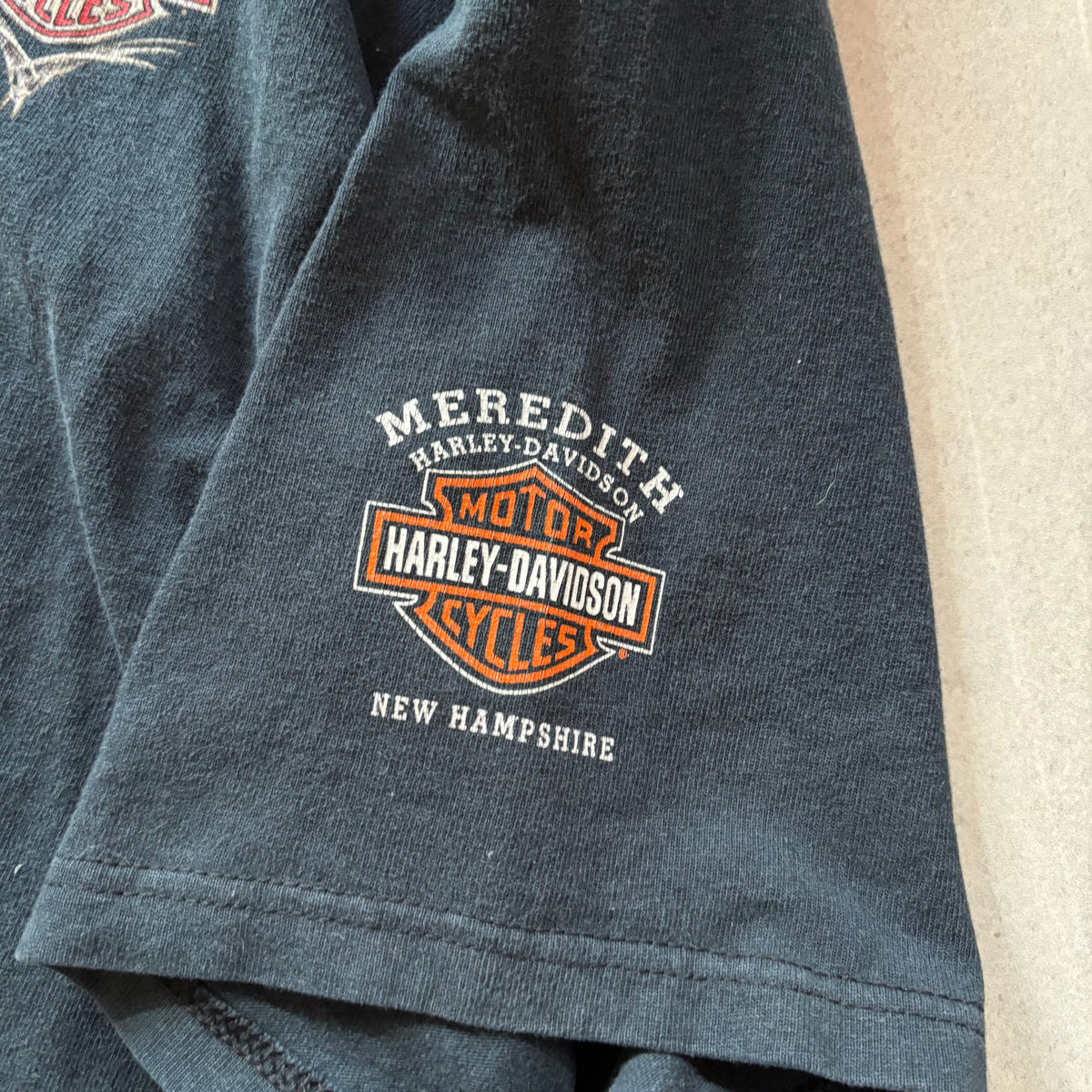 (L BOXY) HARLEY DAVIDSON VINTAGE TEE