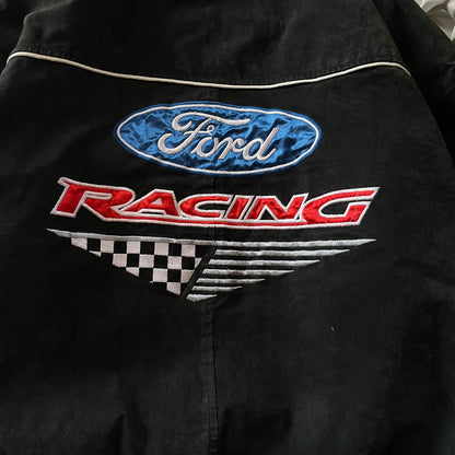 (XL) Ford Racing Nascar - Leather Jacket