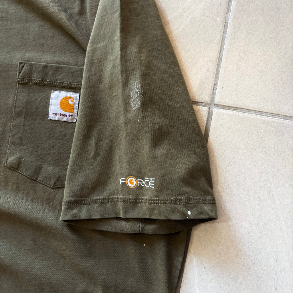 (M) CARHARTT POCKET TEE MOSS