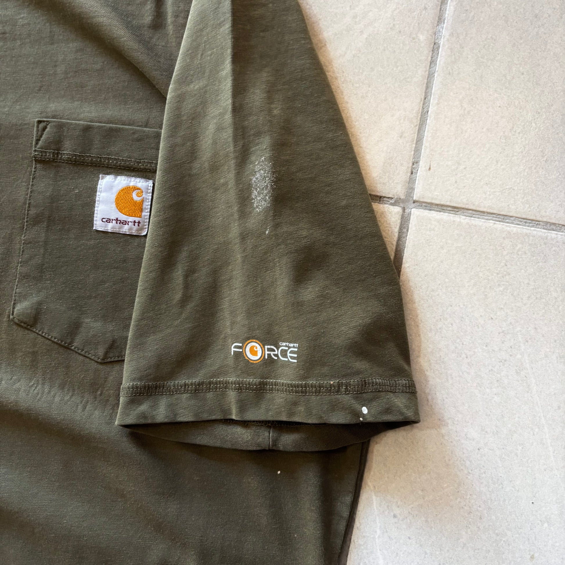 (M) CARHARTT POCKET TEE MOSS
