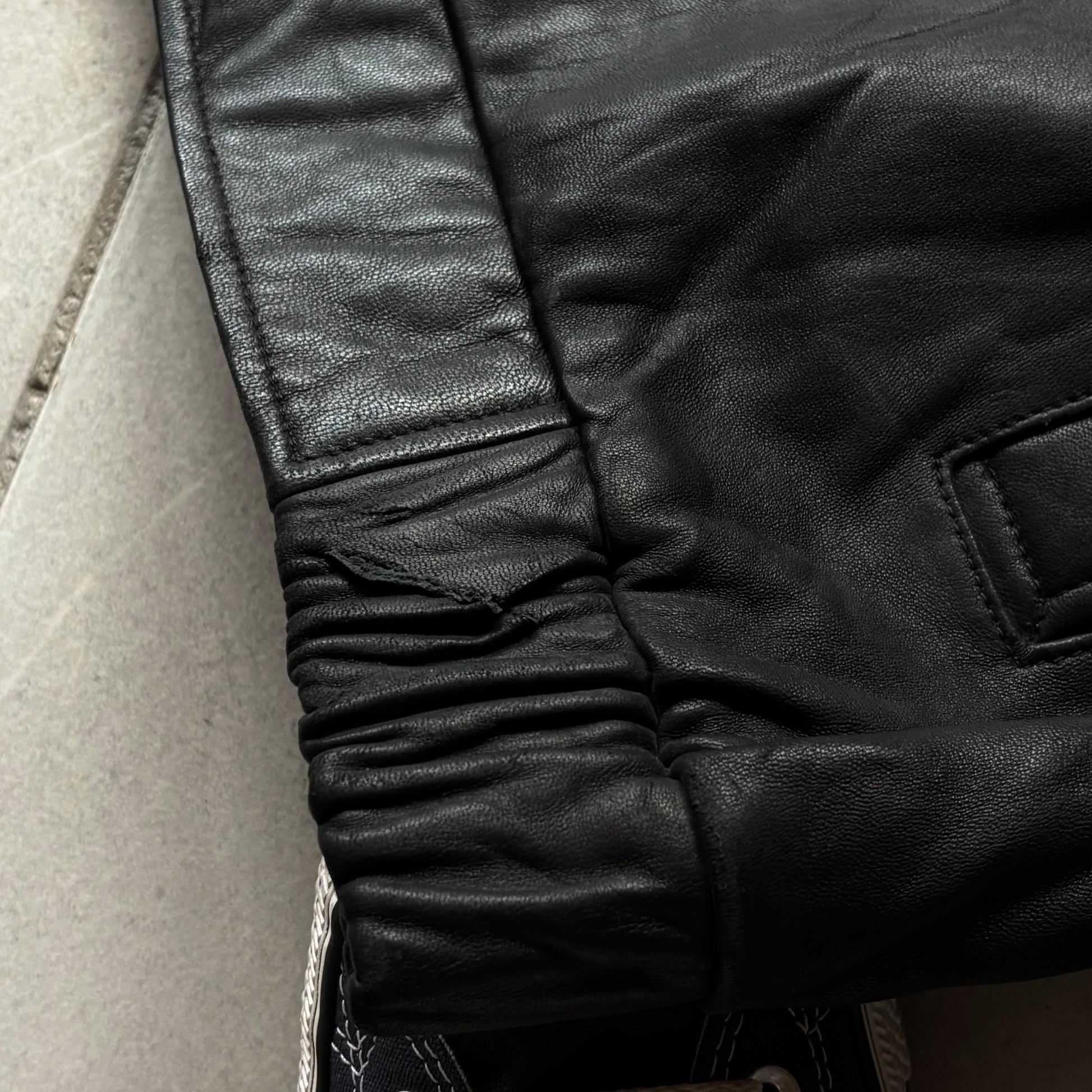 (XXl) DOCKERS LEATHER JACKET