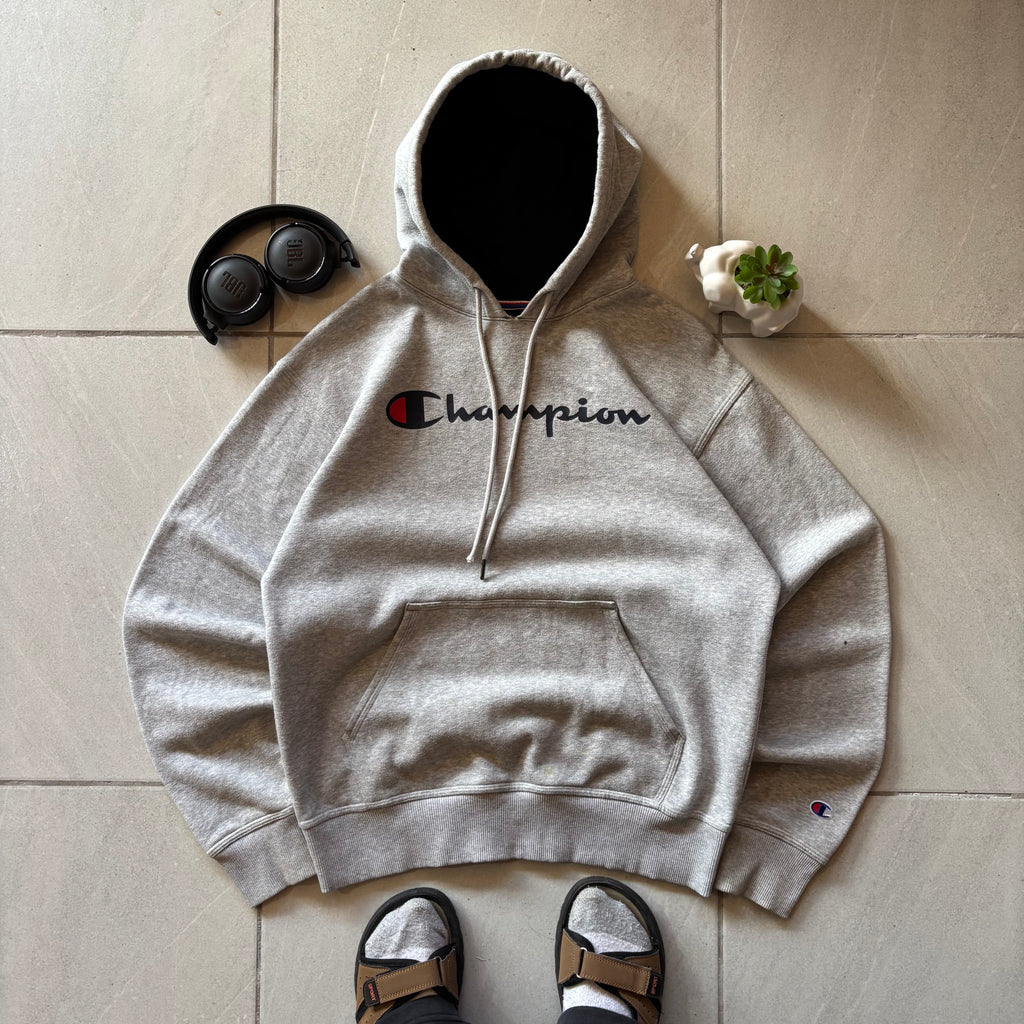 (M BOXY) CHAMPION BIG LOGO HOODIE