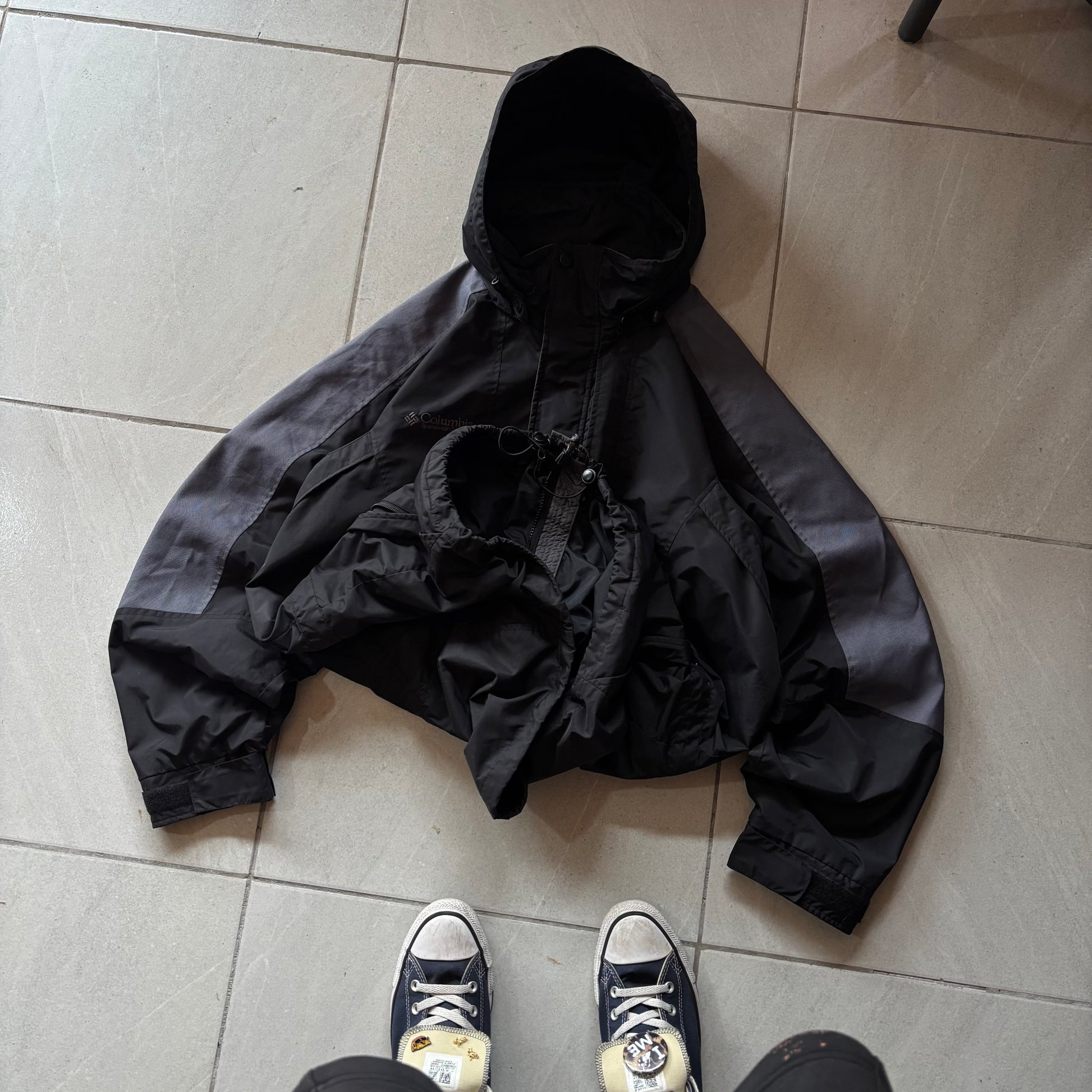 (Xl) COLUMBIA WINDBREAKER BLACK